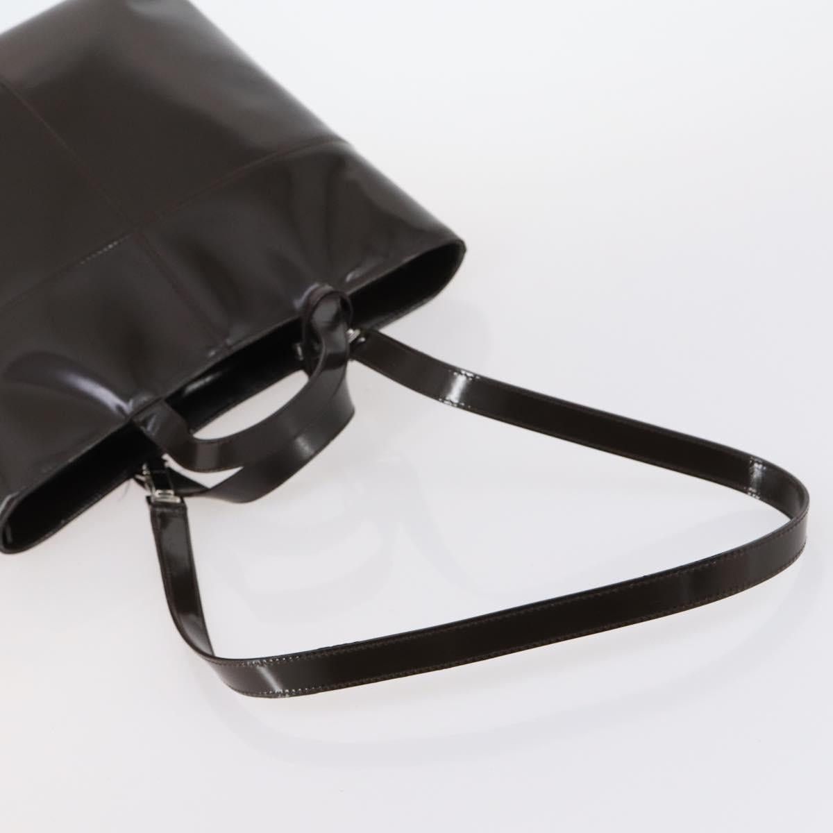 Gucci GUCCI Hand Bag Patent Leather Brown Size ONE SIZE - 7 Thumbnail