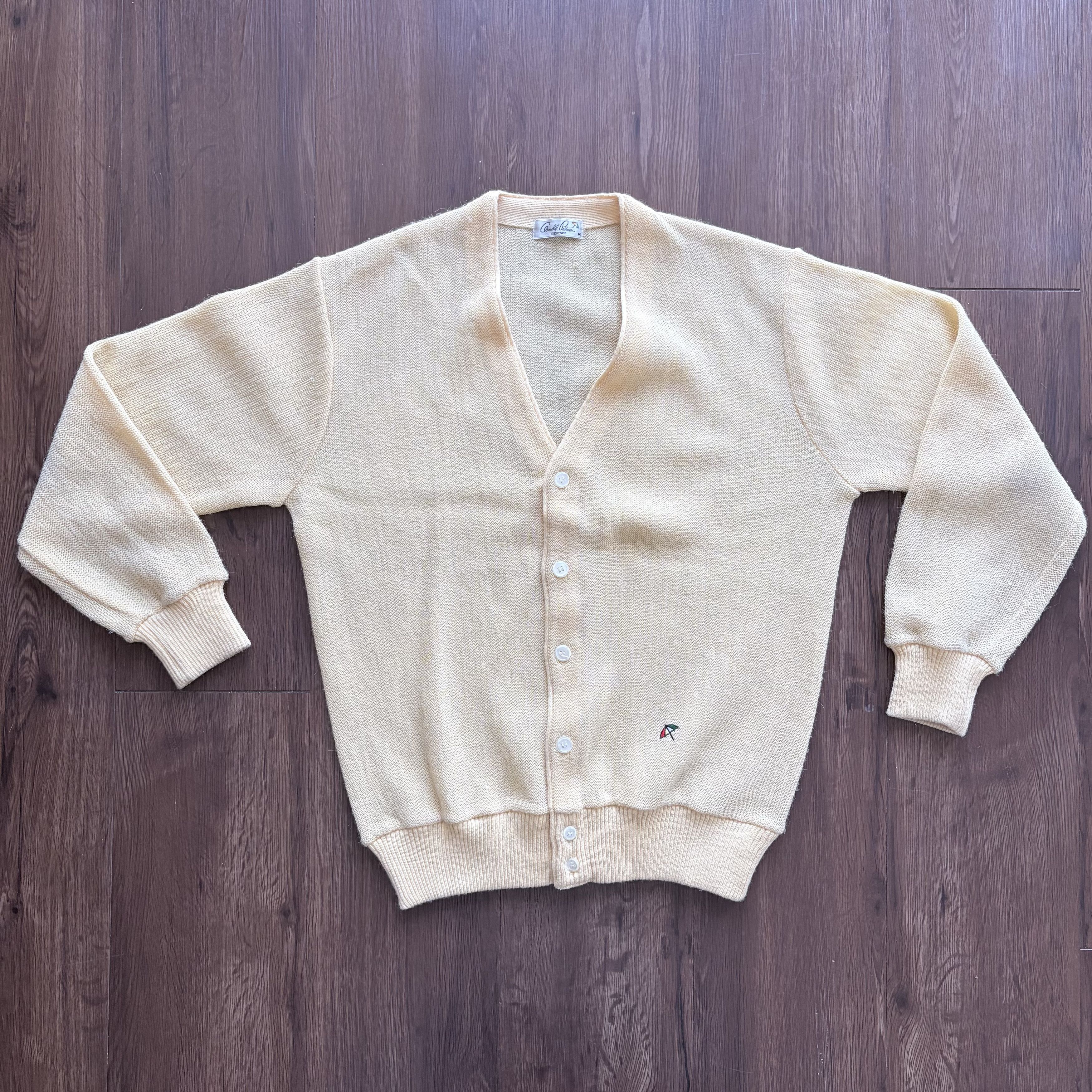 Other Yellow Knitted Cardigan Size US M / EU 48-50 / 2 - 1 Thumbnail