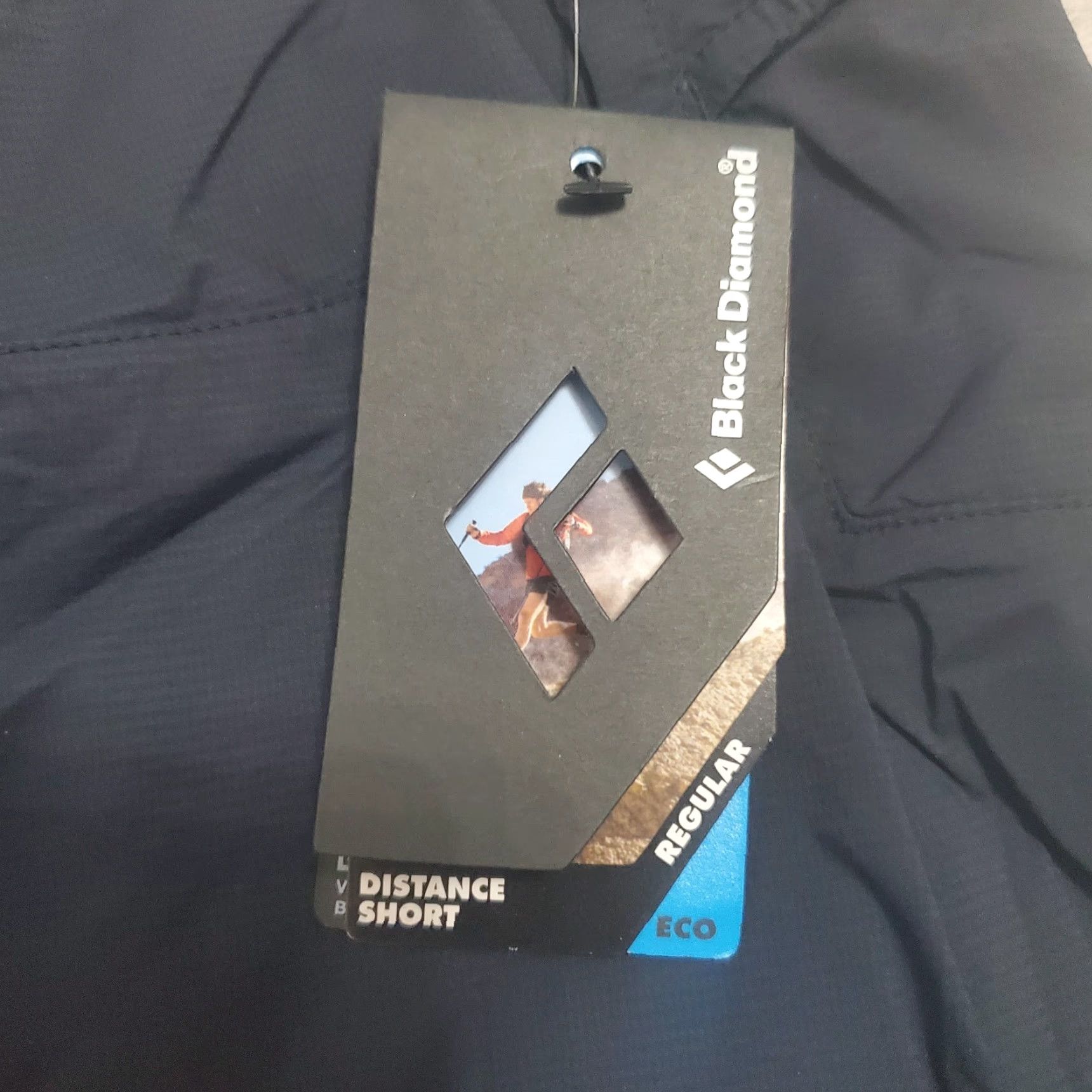 Black Diamond VINTAGE Black Diamond Distance Shorts Men XL Black 5" Nylon Pull On Stretch Running Size US 36 / EU 52 - 4 Thumbnail