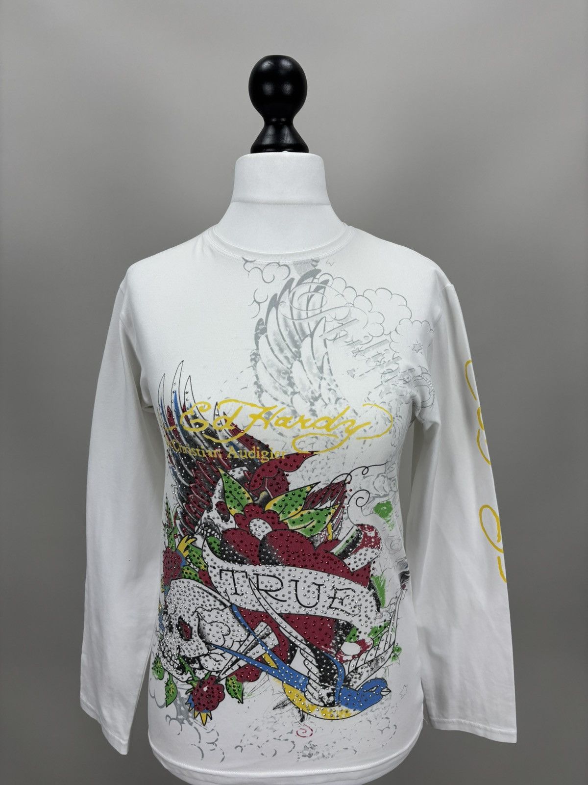 Ed Hardy Womens long sleeve Ed Hardy Size M Color White Size M / US 6-8 / IT 42-44 - 2 Thumbnail