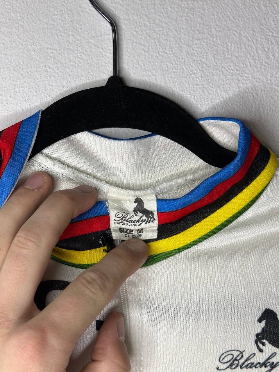 Le Coq Sportif Blacky U.C.C. 1987 Cycling Olympic Jersey Retro Vintage Size US M / EU 48-50 / 2 - 7 Thumbnail