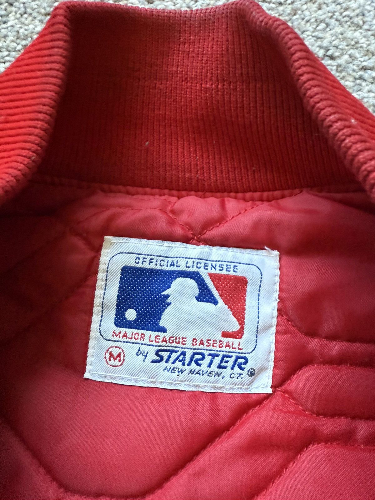 Starter Vintage Starter MLB Los Angeles Alngels Satin Bomber Jacket Size US M / EU 48-50 / 2 - 7 Thumbnail
