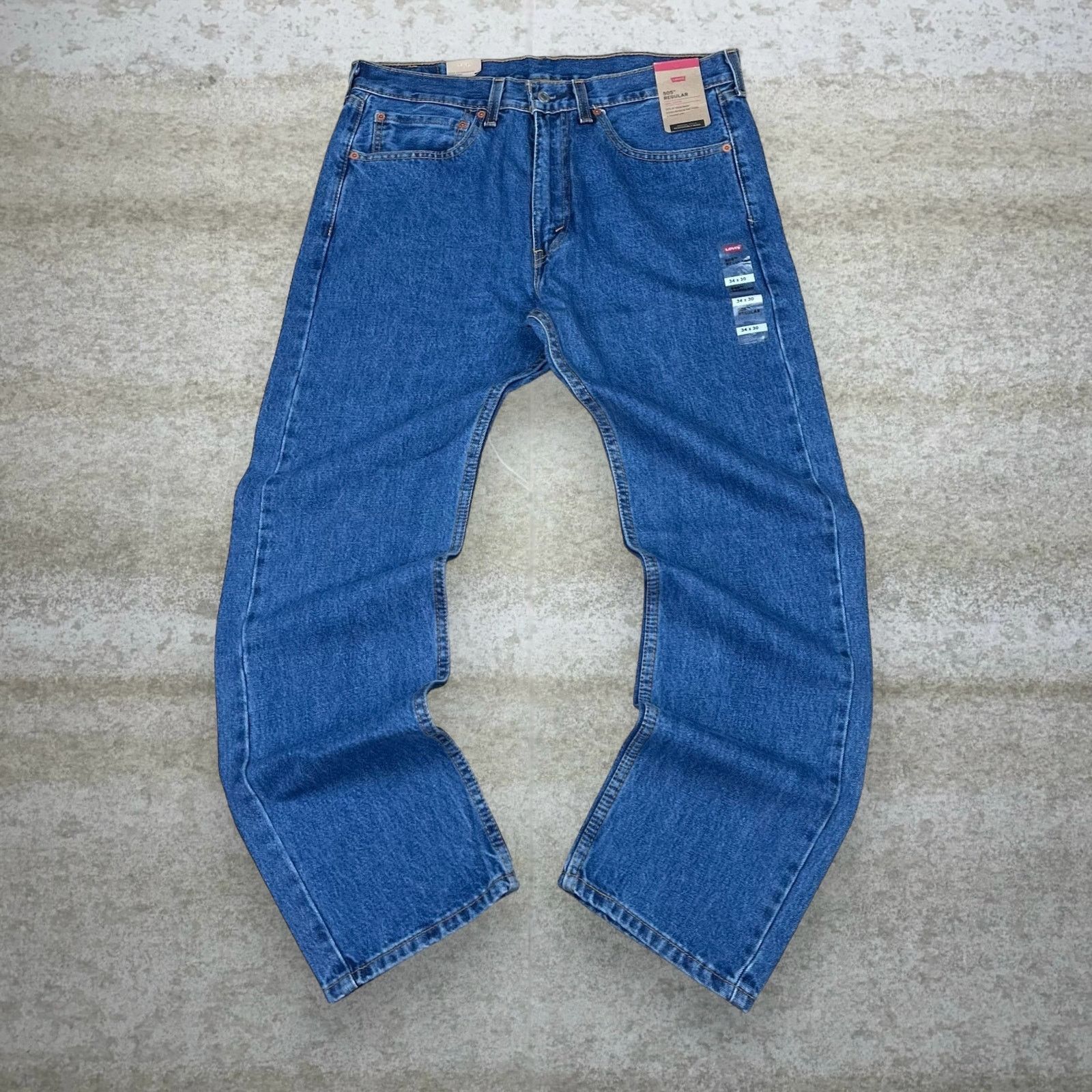 Levi's Vintage Y2K Levis Jeans 34x30 Regular Straight Medium Wash Size US 34 / EU 50 - 2 Thumbnail