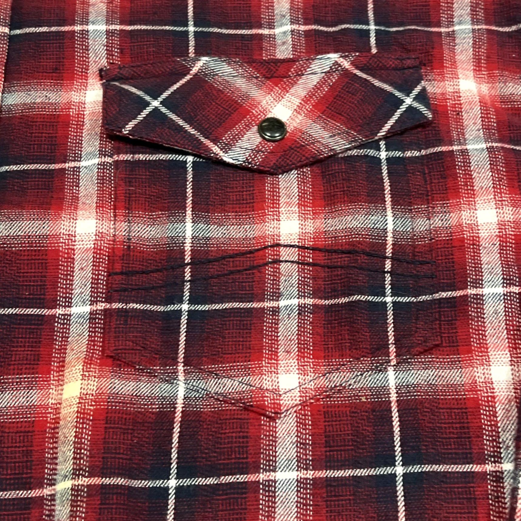 Cody James Cody James Pearl Snap Flannel Shirt Men Large Western Plaid Pockets Regular Fit Size US L / EU 52-54 / 3 - 4 Thumbnail