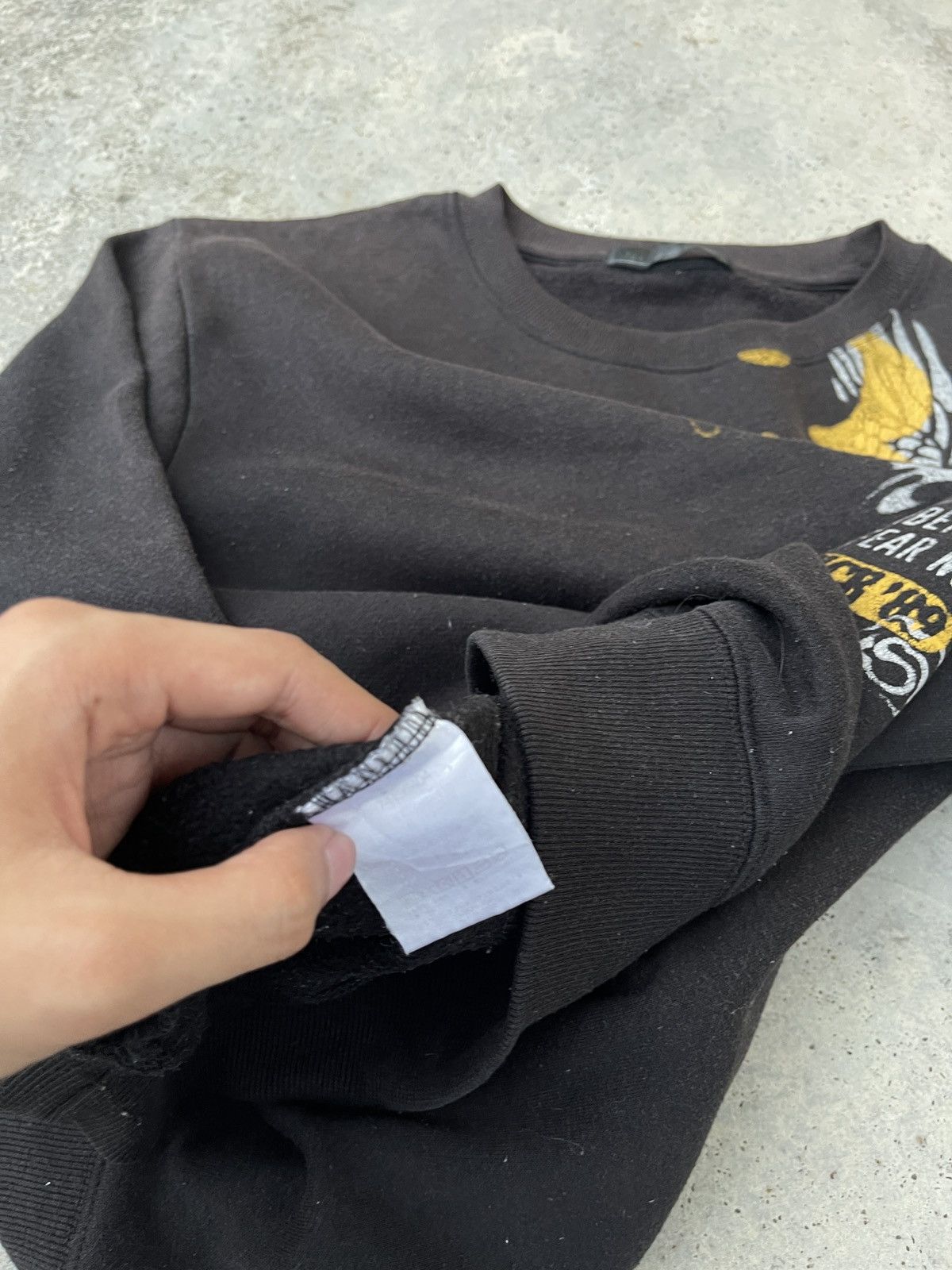 Affliction × Japanese Brand × Vintage Japanese Poem Sukajan Phoenix Bird Pullover Sweatshirt Size US L / EU 52-54 / 3 - 9 Thumbnail
