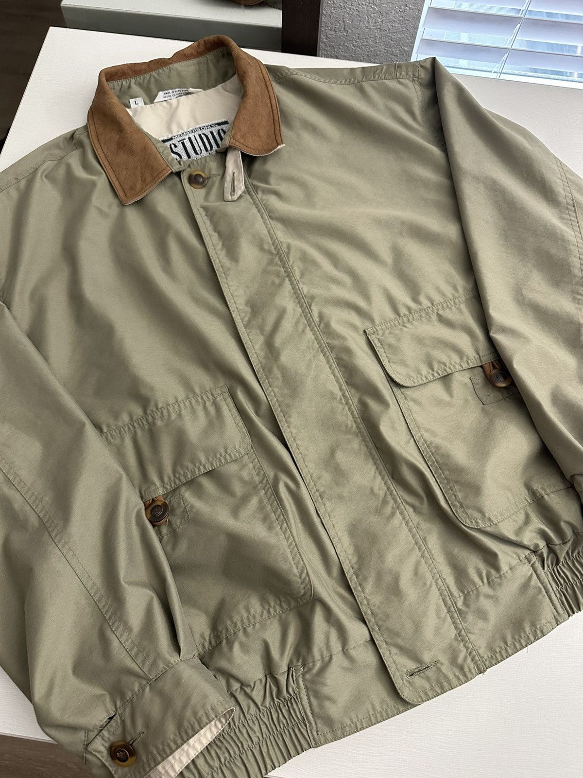Members Only × Vintage Vintage 80s Members Only Studio Concepts Rare bomber Jacket Size US L / EU 52-54 / 3 - 3 Thumbnail