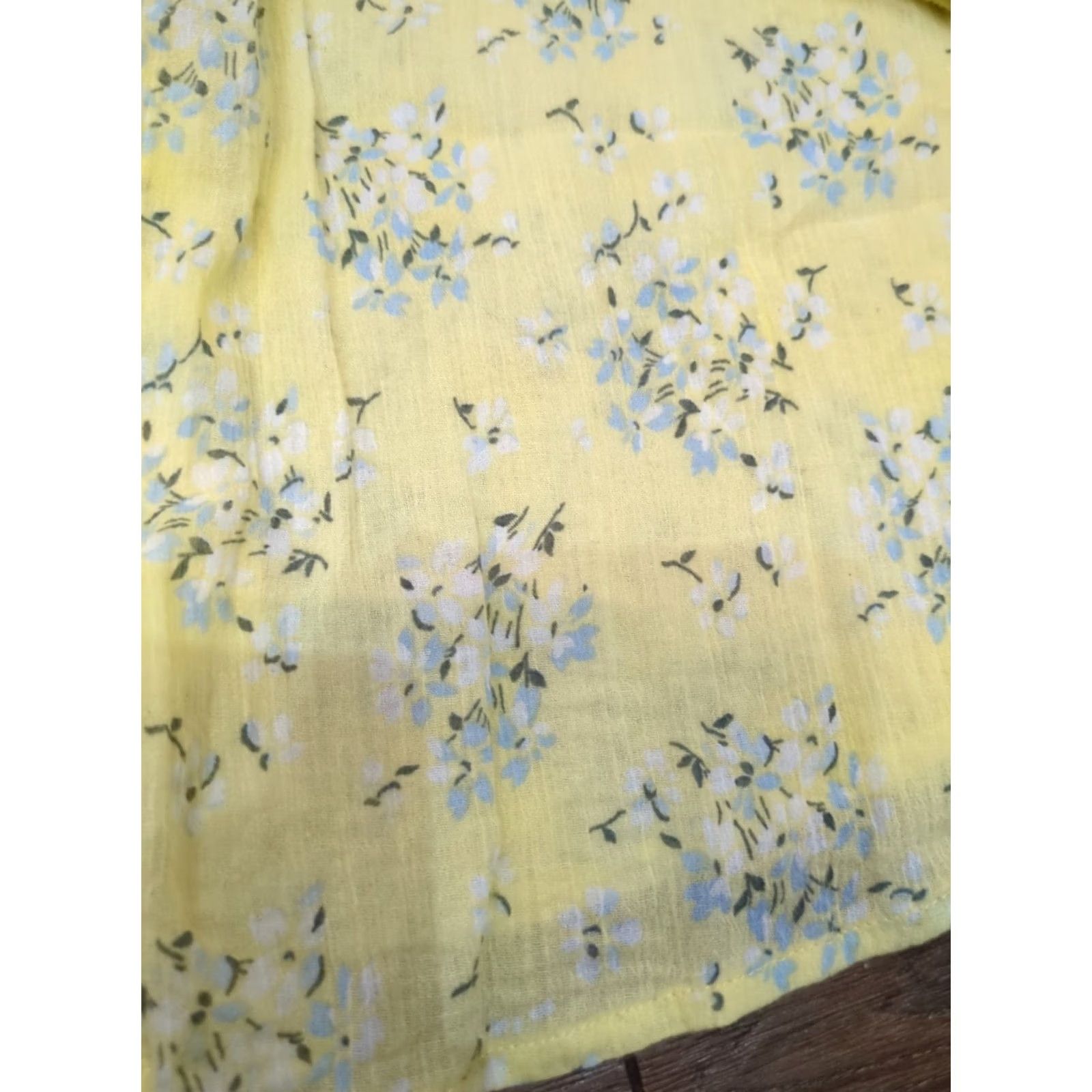 Chaps Chaps Shirt Womens Large Multicolor Floral Long Sleeve Button-Down Yellow Size L / US 10 / IT 46 - 2 Thumbnail