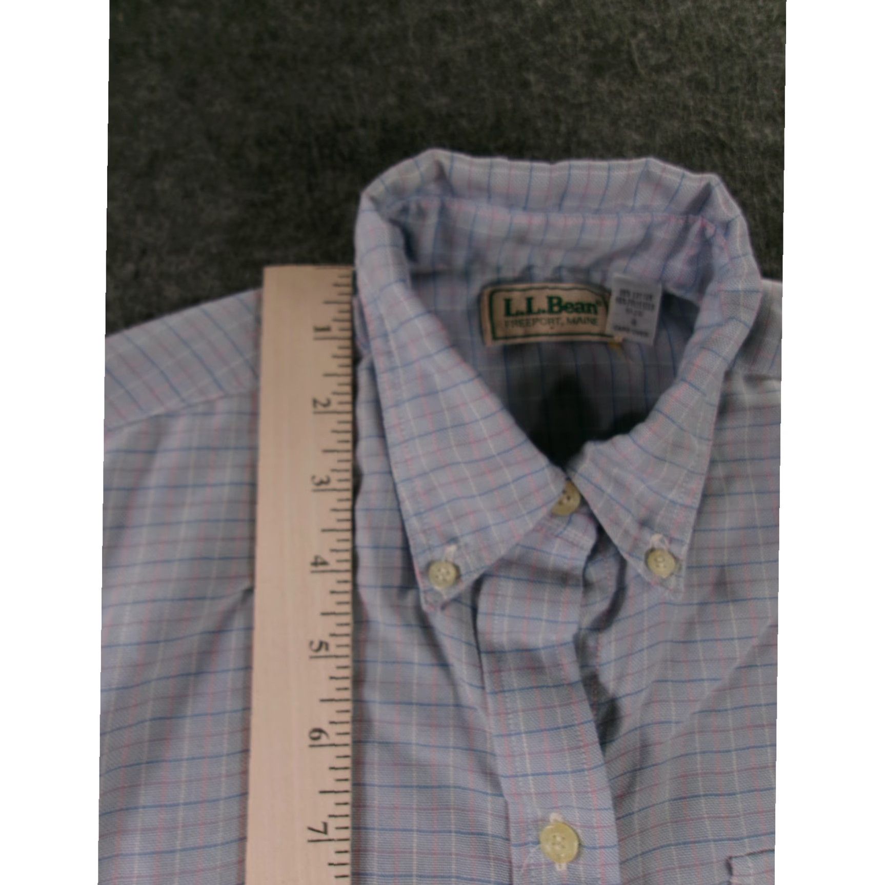Vintage VINTAGE LL Bean Shirt Dress Women 8 Blue Plaid Button Up Collared Outdoor Retro Shirt Dress Size M / US 6-8 / IT 42-44 - 4 Thumbnail