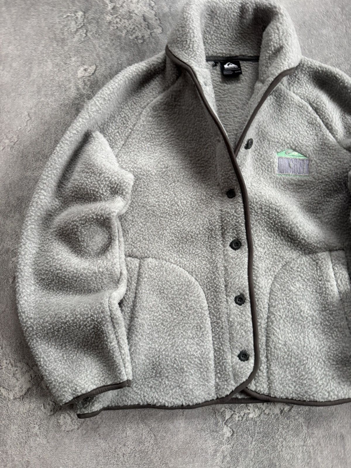 Quiksilver Quiksilver Quicksilver button up fleece jacket cardigan warm Size S / US 4 / IT 40 - 3 Thumbnail