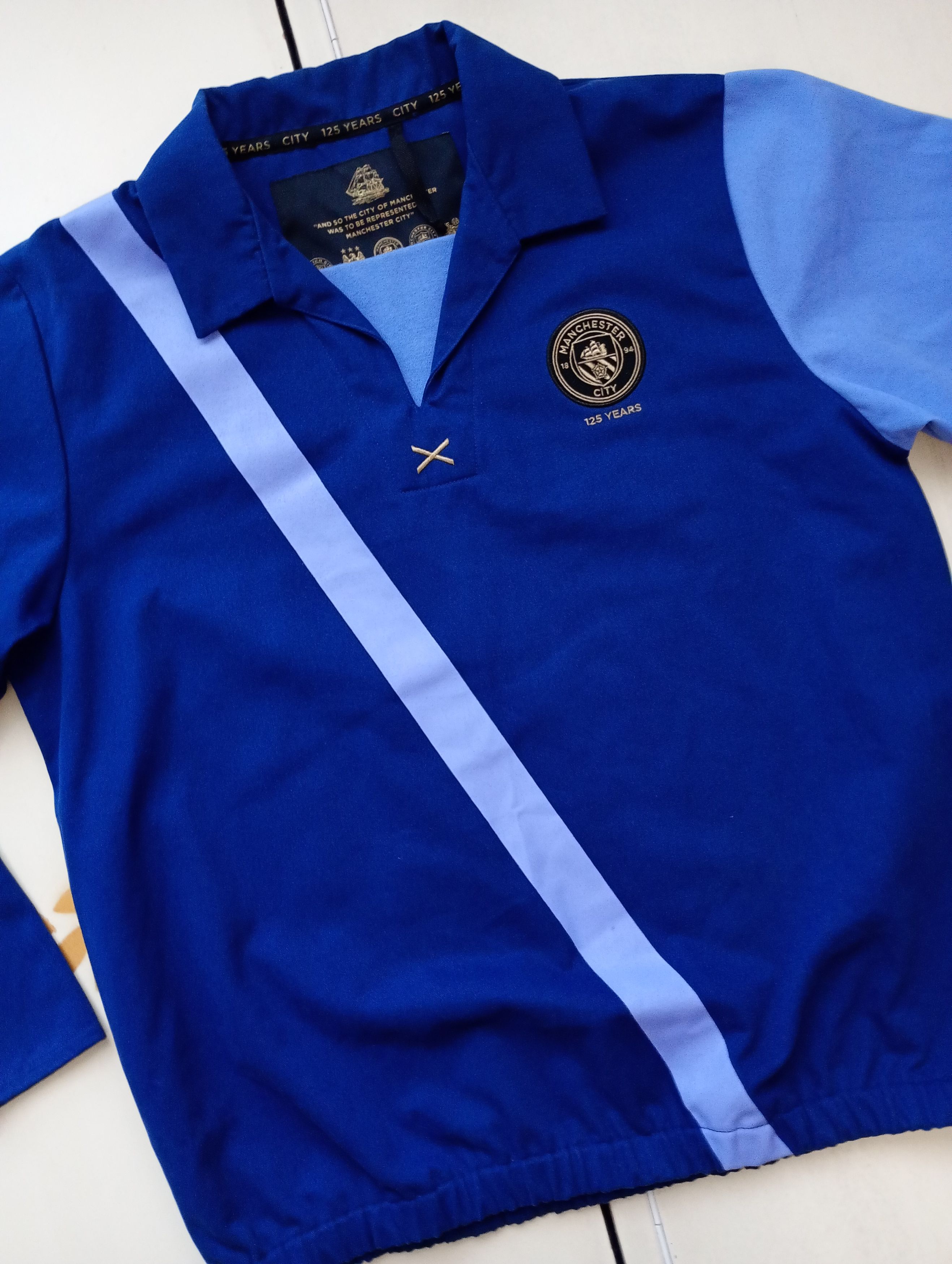 Vintage Manchester City FC 125th Anniversary Jacket Size US XL / EU 56 / 4 - 5 Thumbnail