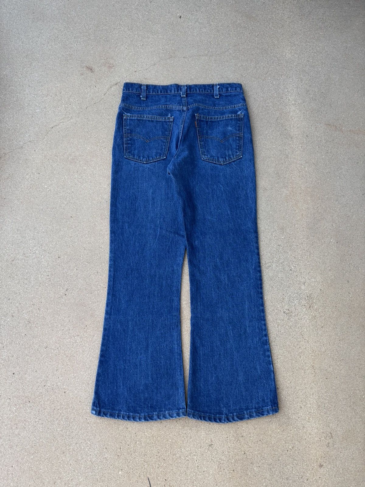 Levi's Vtg 80’s Levi’s 646 Orange Tab Bellbottom Flare Jeans 32x28 Size US 32 / EU 48 - 2 Thumbnail