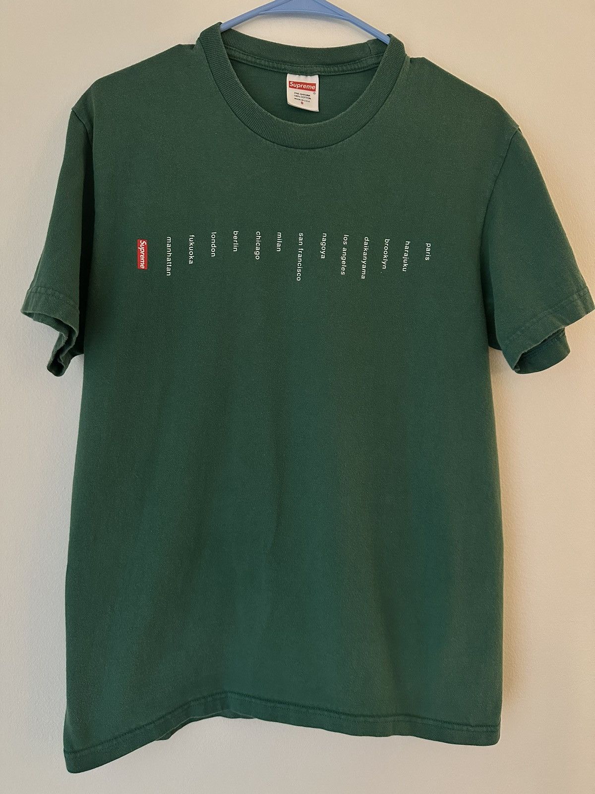 Supreme Supreme Location Tee Size US S / EU 44-46 / 1 - 1 Thumbnail