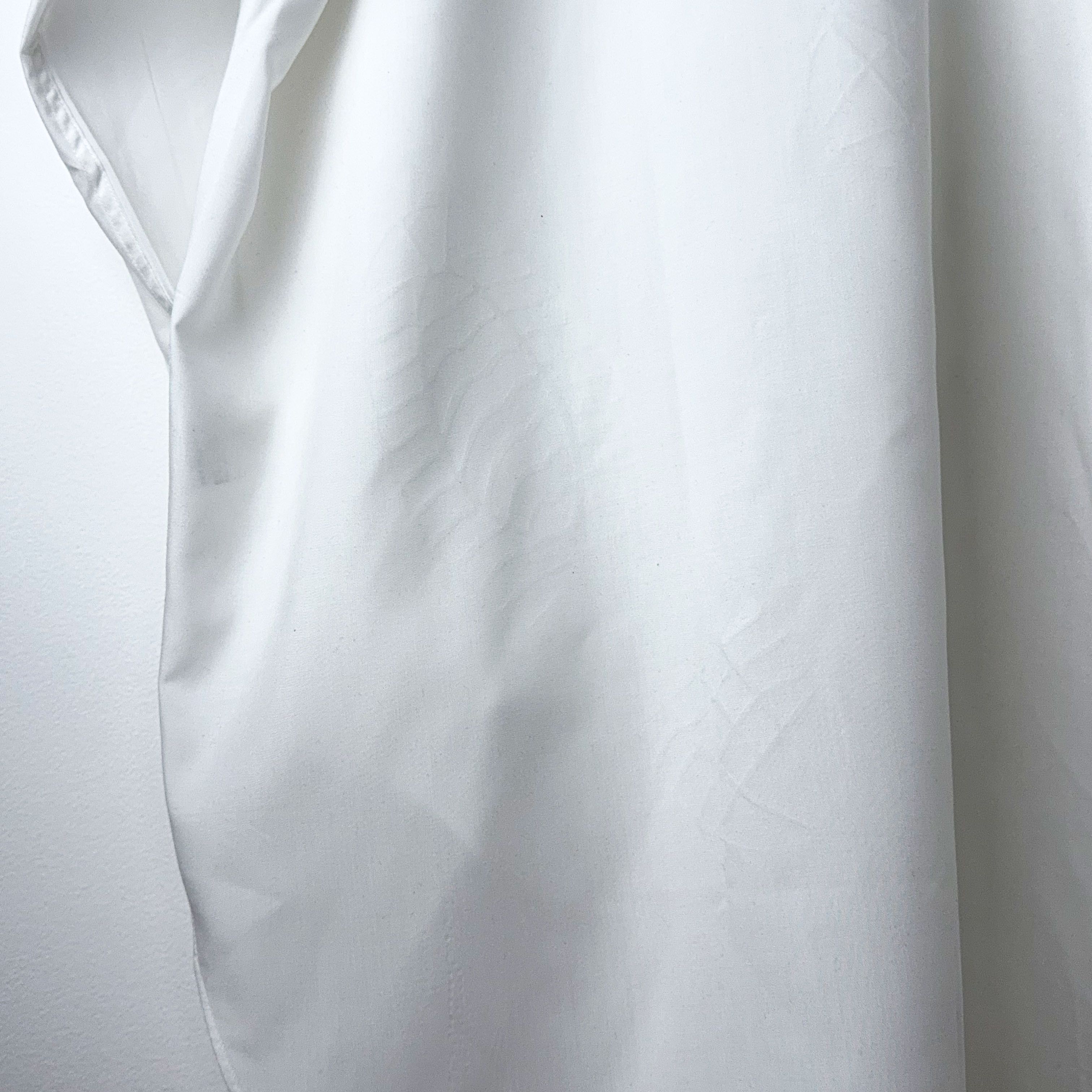 Issey Miyake SS95 Shoeprint Embossed Polyester Shirt Size US L / EU 52-54 / 3 - 7 Thumbnail