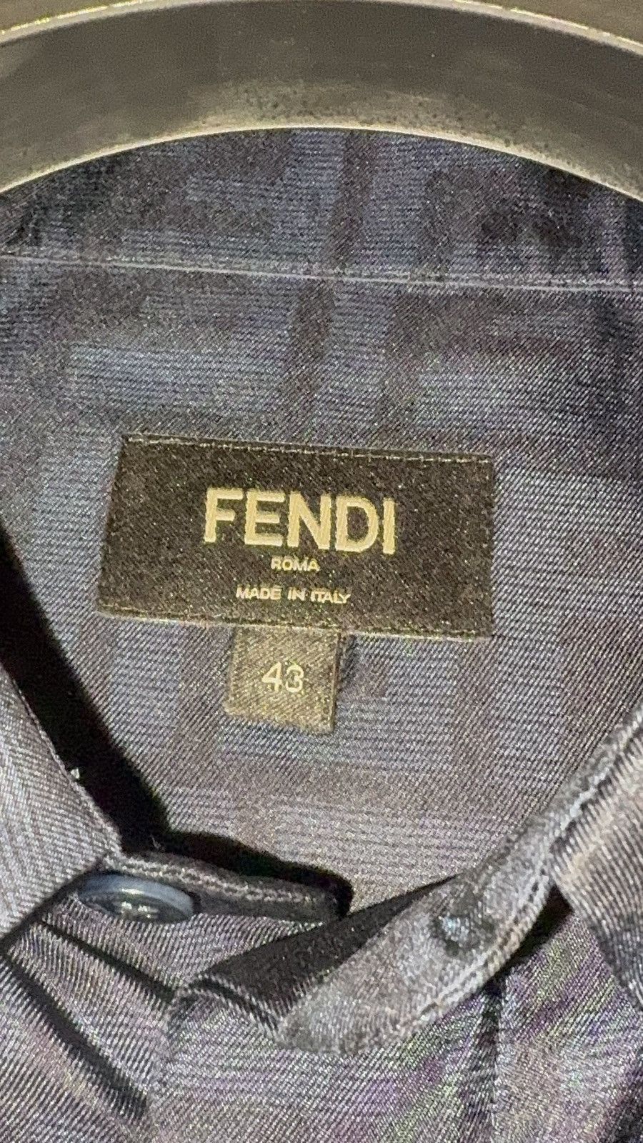 Fendi Fendi Silk Button Up Size US XL / EU 56 / 4 - 4 Thumbnail