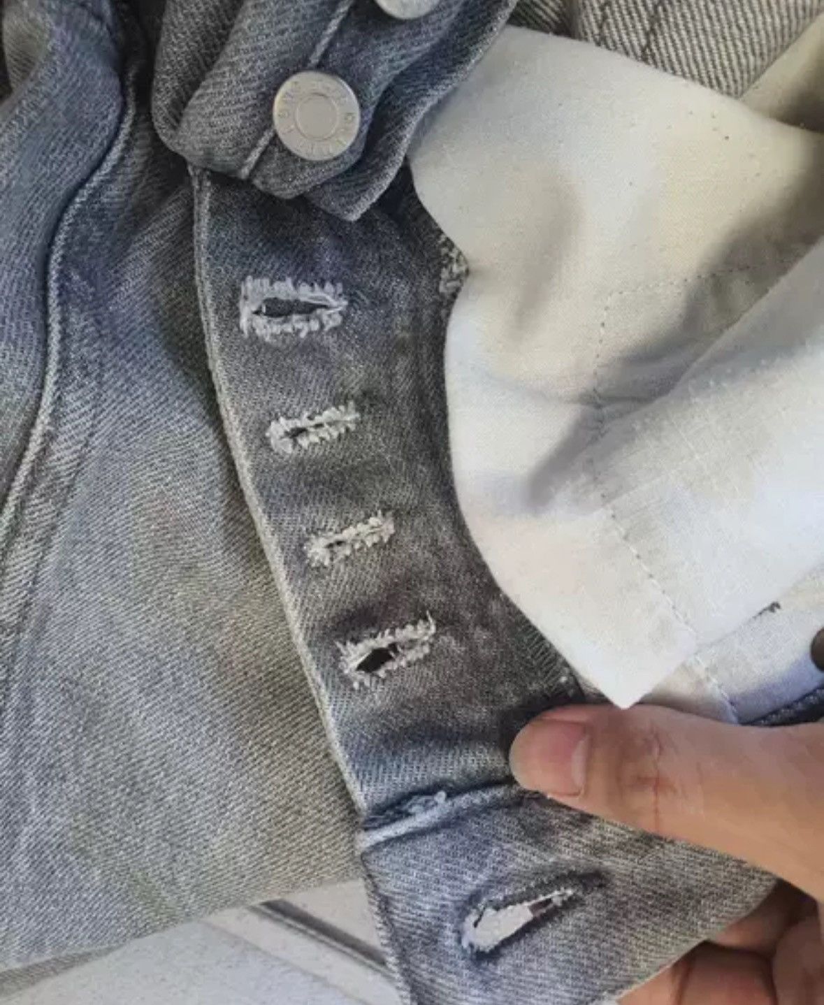 Helmut Lang Helmut Lang 90s Light Grey Jeans 2412-Nextarrow Size US 30 / EU 46 - 4 Thumbnail