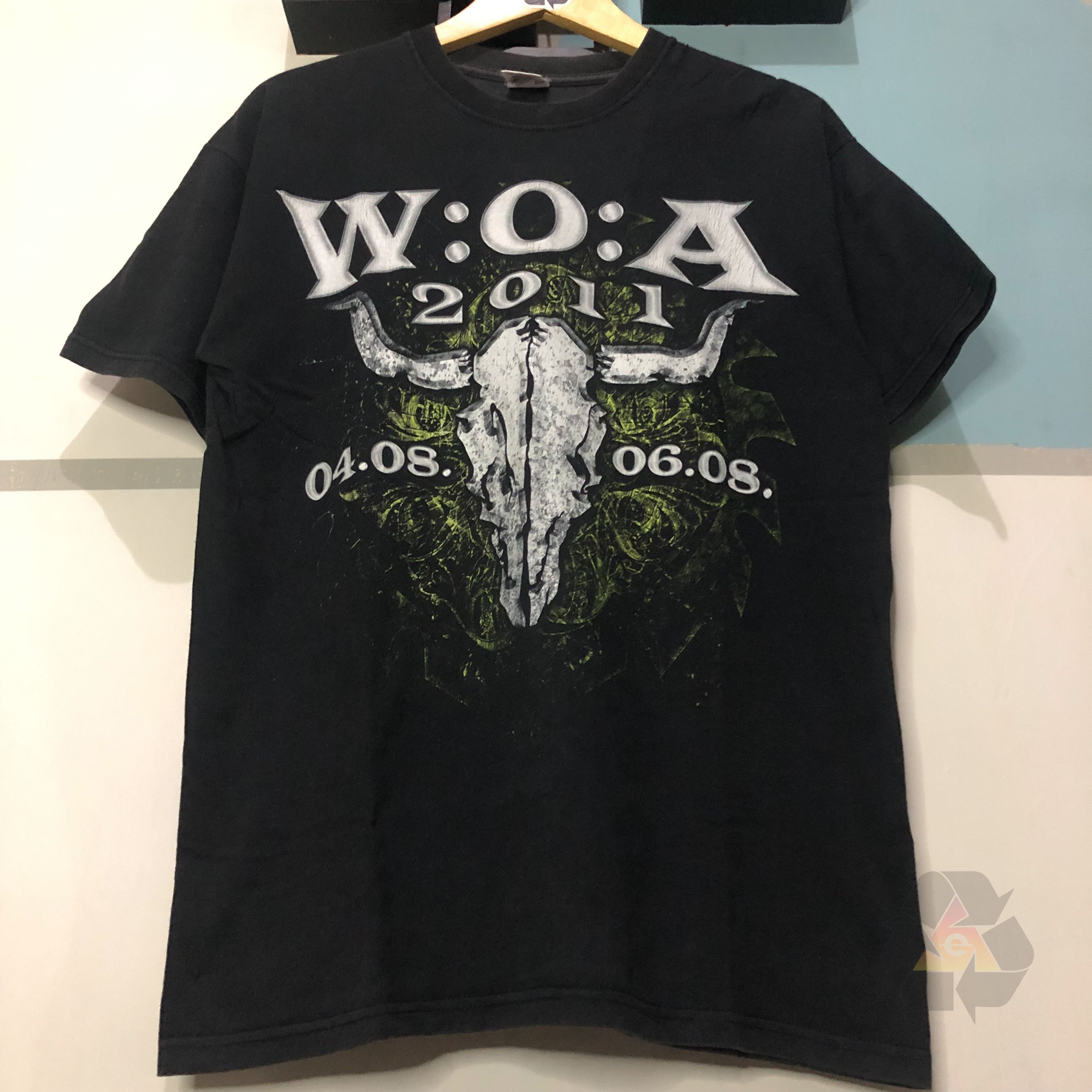 Band Tees Vintage WOA Wacken Festival 2011 Personal Memorials T-Shirt Size US M / EU 48-50 / 2 - 4 Thumbnail