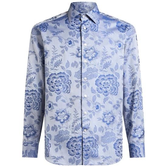 Etro ETRO Men Long Tops 99TJ563 MRIB0001 B0065 BLUE Size US M / EU 48-50 / 2 - 1 Thumbnail