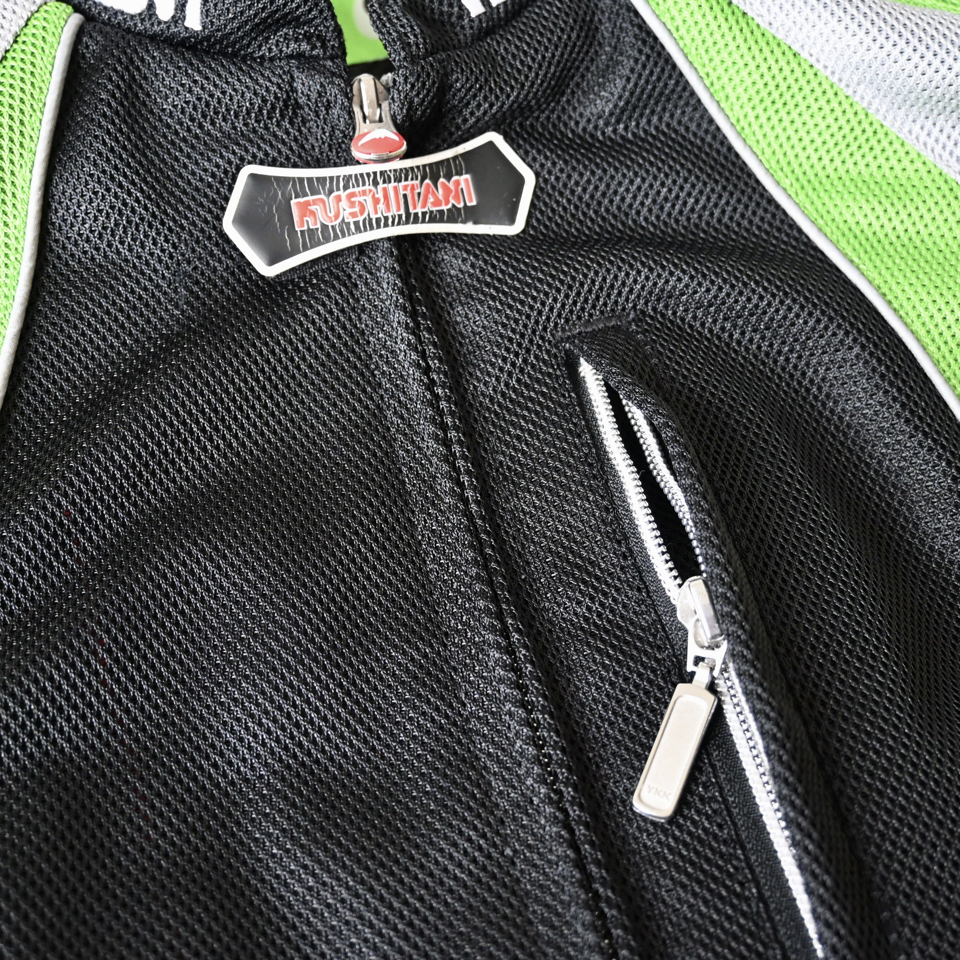 Vintage 2000s KUSHITANI x KAWASAKI mesh riding jacket Size US L / EU 52-54 / 3 - 22 Thumbnail