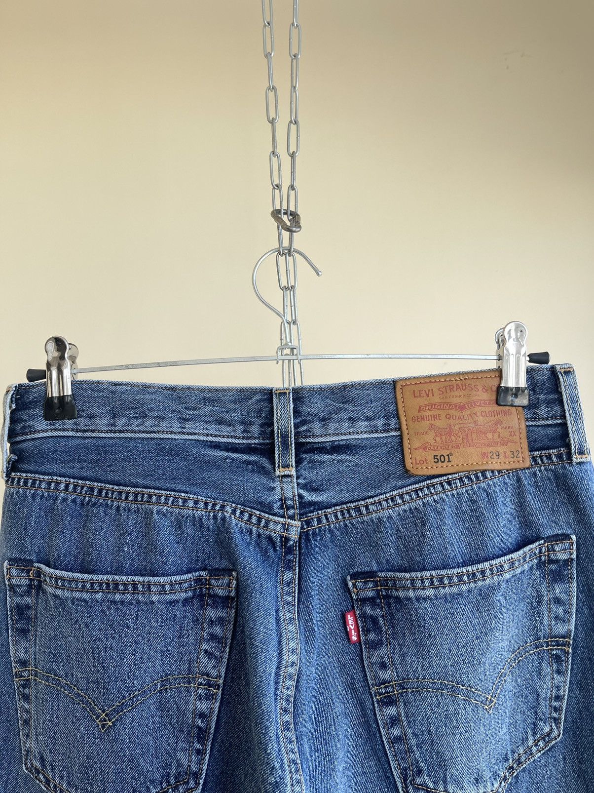 Levi's Premium 501 145 Anniversary Straight Regular Fit Denim Jeans Size US 29 - 8 Thumbnail