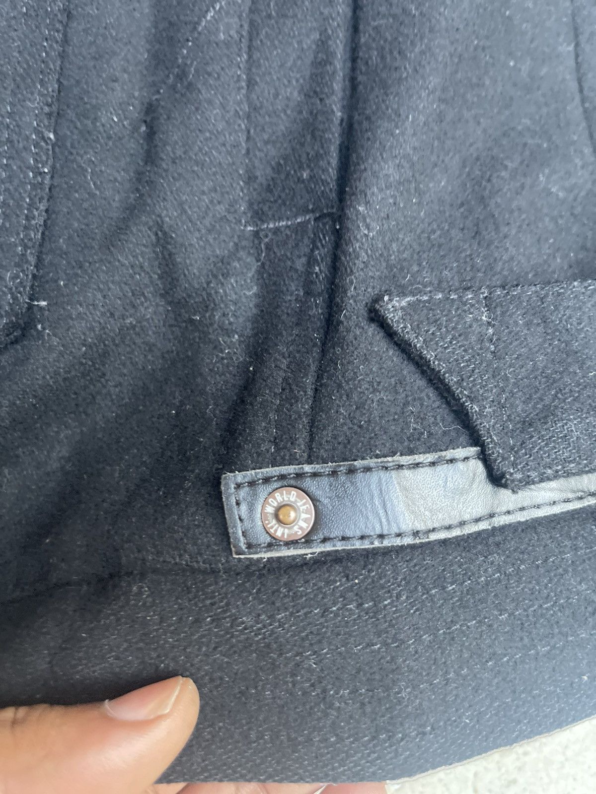 PPFM Y2K PPFM Black Utility Jacket Riveted Back - Buckled Hem Size US S / EU 44-46 / 1 - 7 Thumbnail