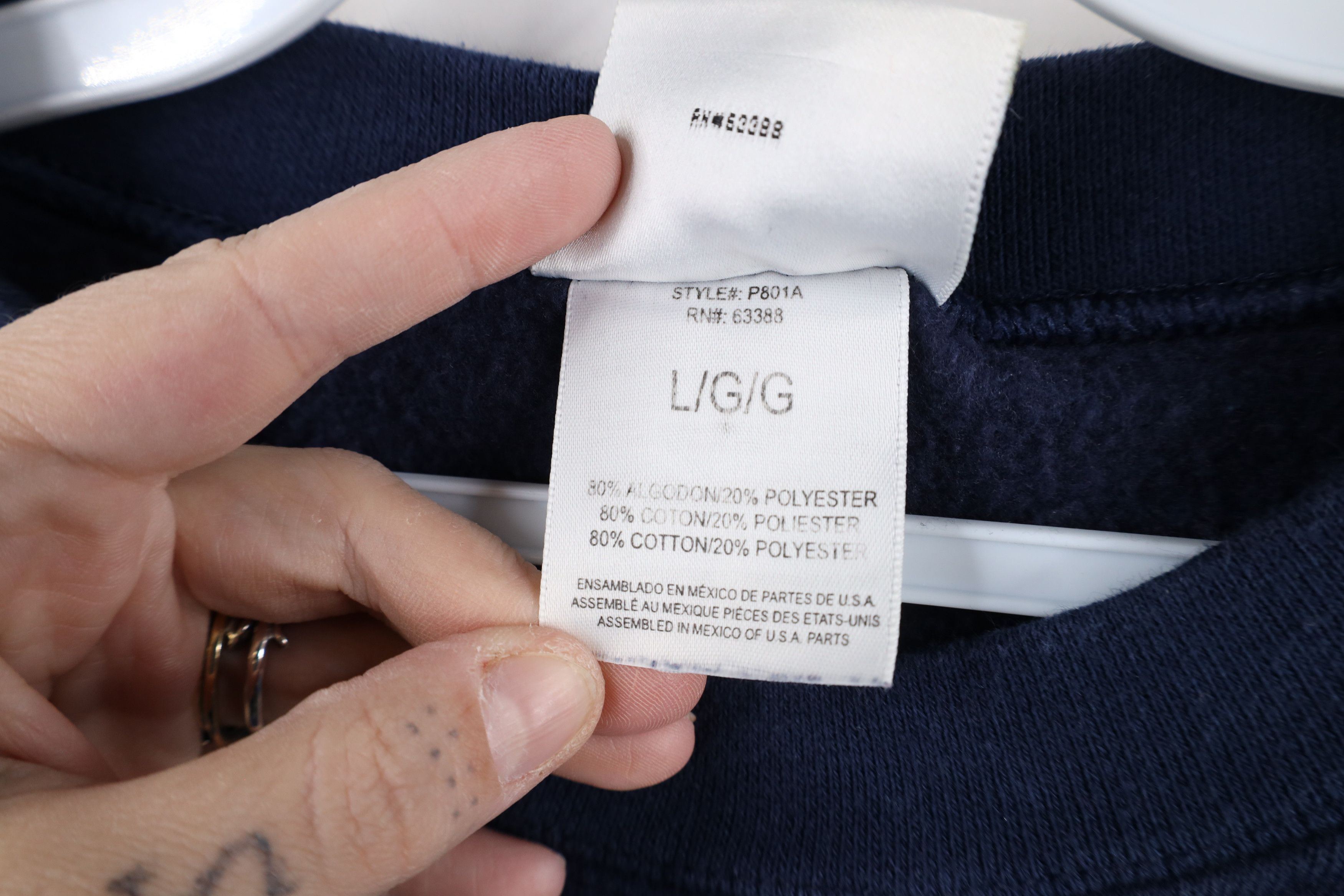 Puma × Vintage Vintage 90s Puma University of Michigan Crewneck Sweatshirt Size US L / EU 52-54 / 3 - 9 Thumbnail