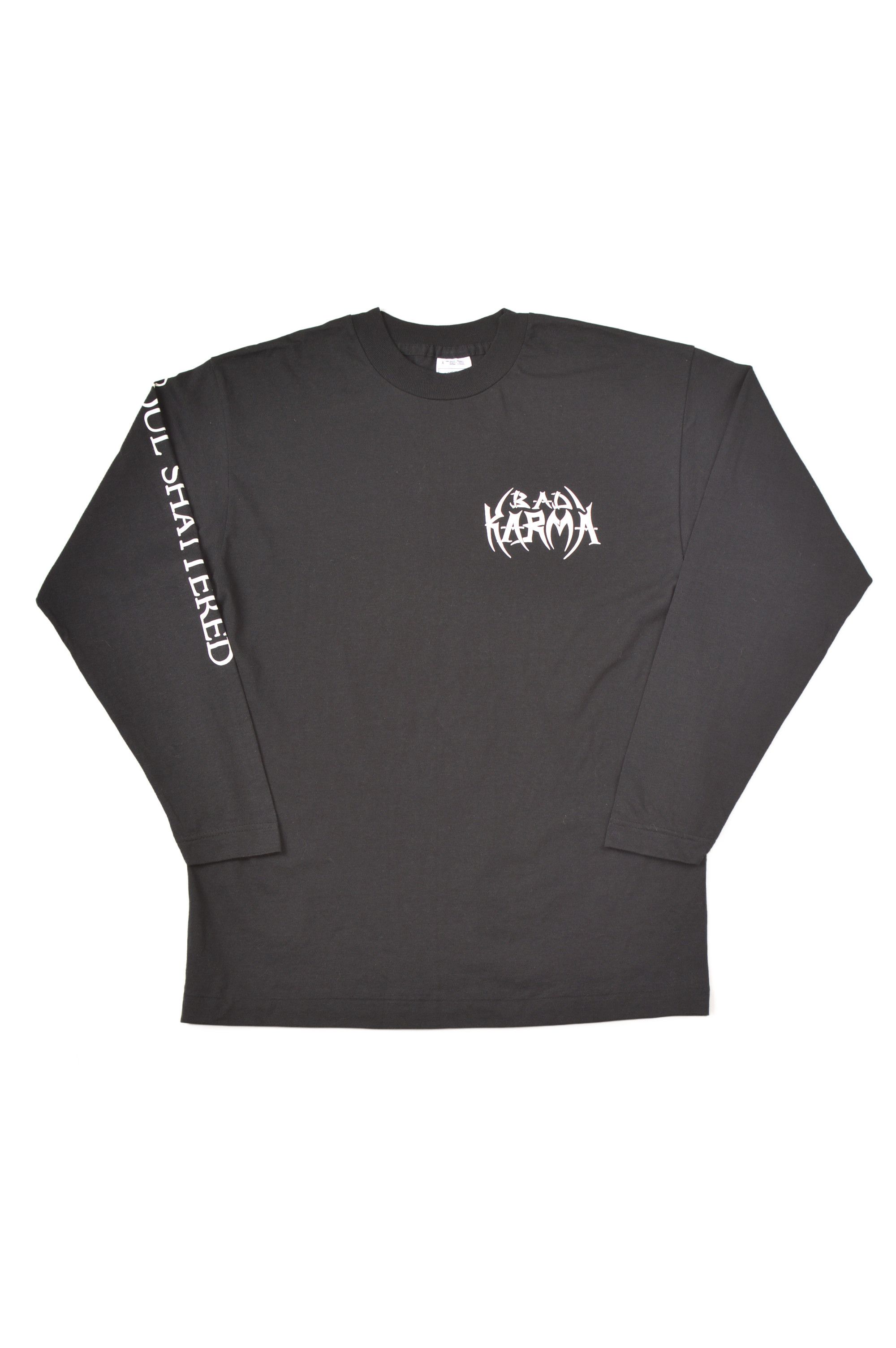 Other Rare Screen Stars Bad Karma Vintage Long Sleeve Rock T-Shirt Size US L / EU 52-54 / 3 - 1 Thumbnail