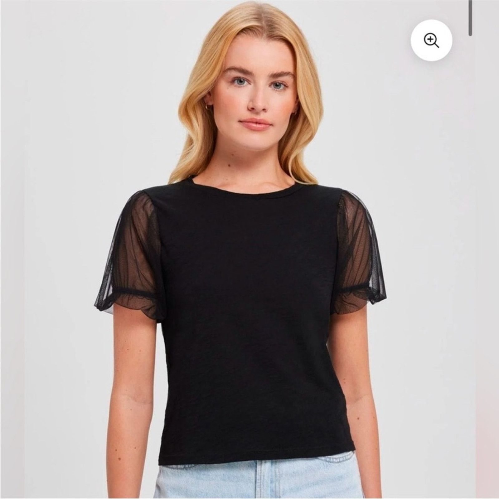 Other NWT Goldie pink $115 Sheer Sleeve Top size S Size S / US 4 / IT 40 - 2 Thumbnail