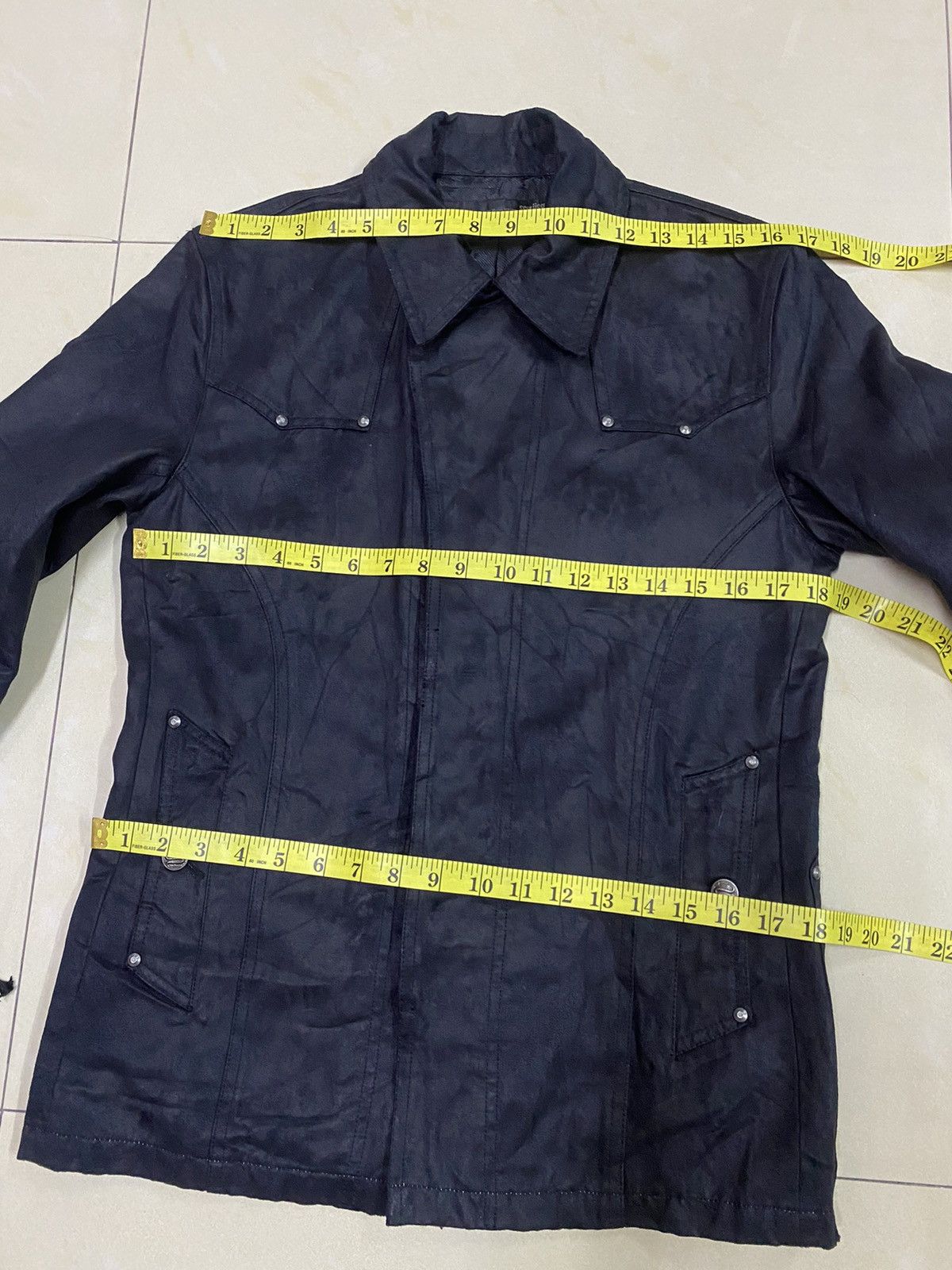 If Six Was Nine Schlussel Punk Bondage Suede Cotton Jacket Size US M / EU 48-50 / 2 - 15 Thumbnail