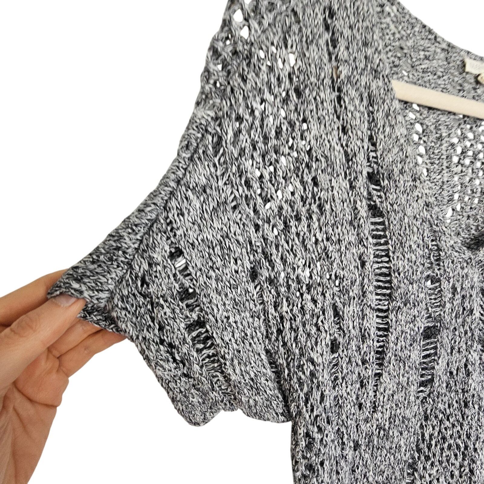 Eileen Fisher Eileen Fisher Womens Open Knit Sweater Sz S Coastal Grandma Size S / US 4 / IT 40 - 4 Thumbnail