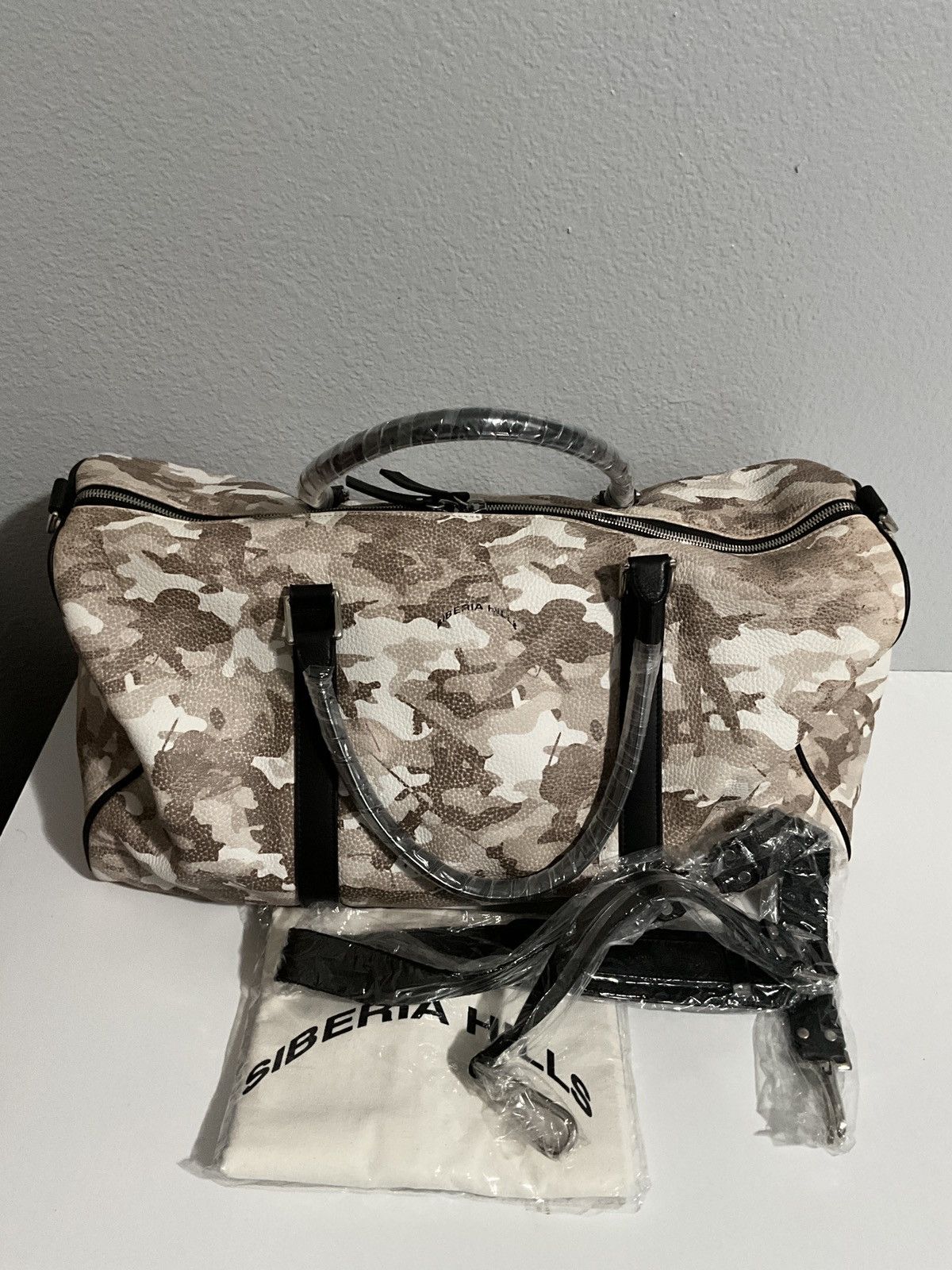 Siberia Hills snow Camo Duffle Bag