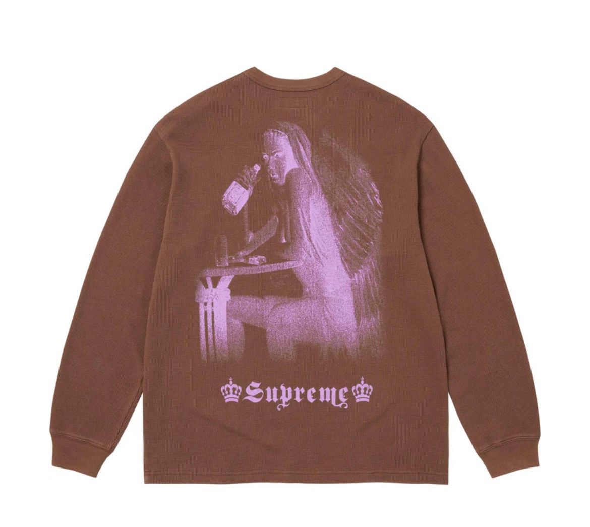 Supreme Supreme Angel Thermal Longsleeve FW25 Size US M / EU 48-50 / 2 - 2 Thumbnail