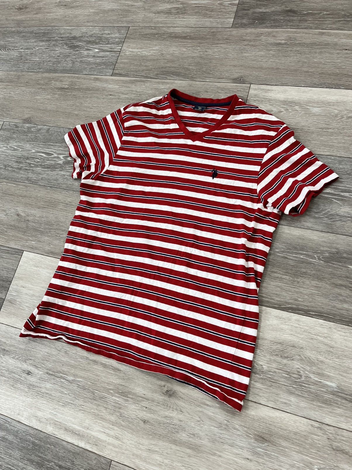 U.S. Polo Assn. U.S. Polo Assn. Striped T-Shirt Size US M / EU 48-50 / 2 - 2 Thumbnail