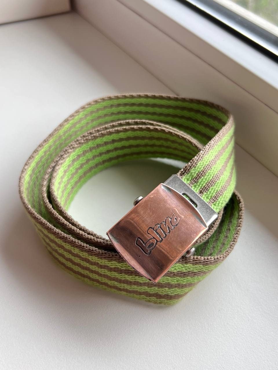 Blind Skateboards Blind Skateboards Vintage Belt Bronze brown logo y2k Size ONE SIZE - 1 Thumbnail