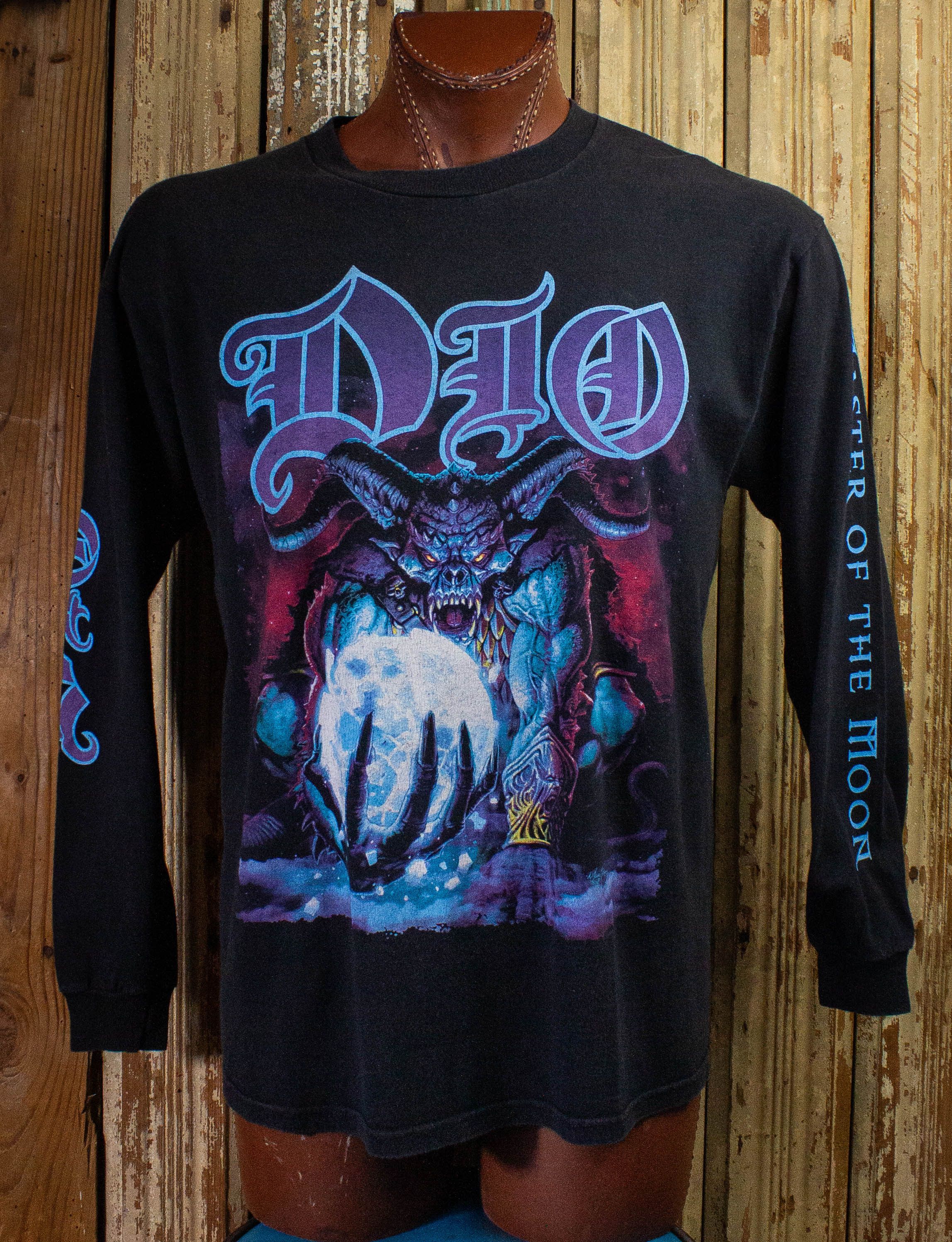 image of Band Tees x Vintage Dio Master Of The Moon Concert T Shirt 2004 in Black, Men's (Size XL)