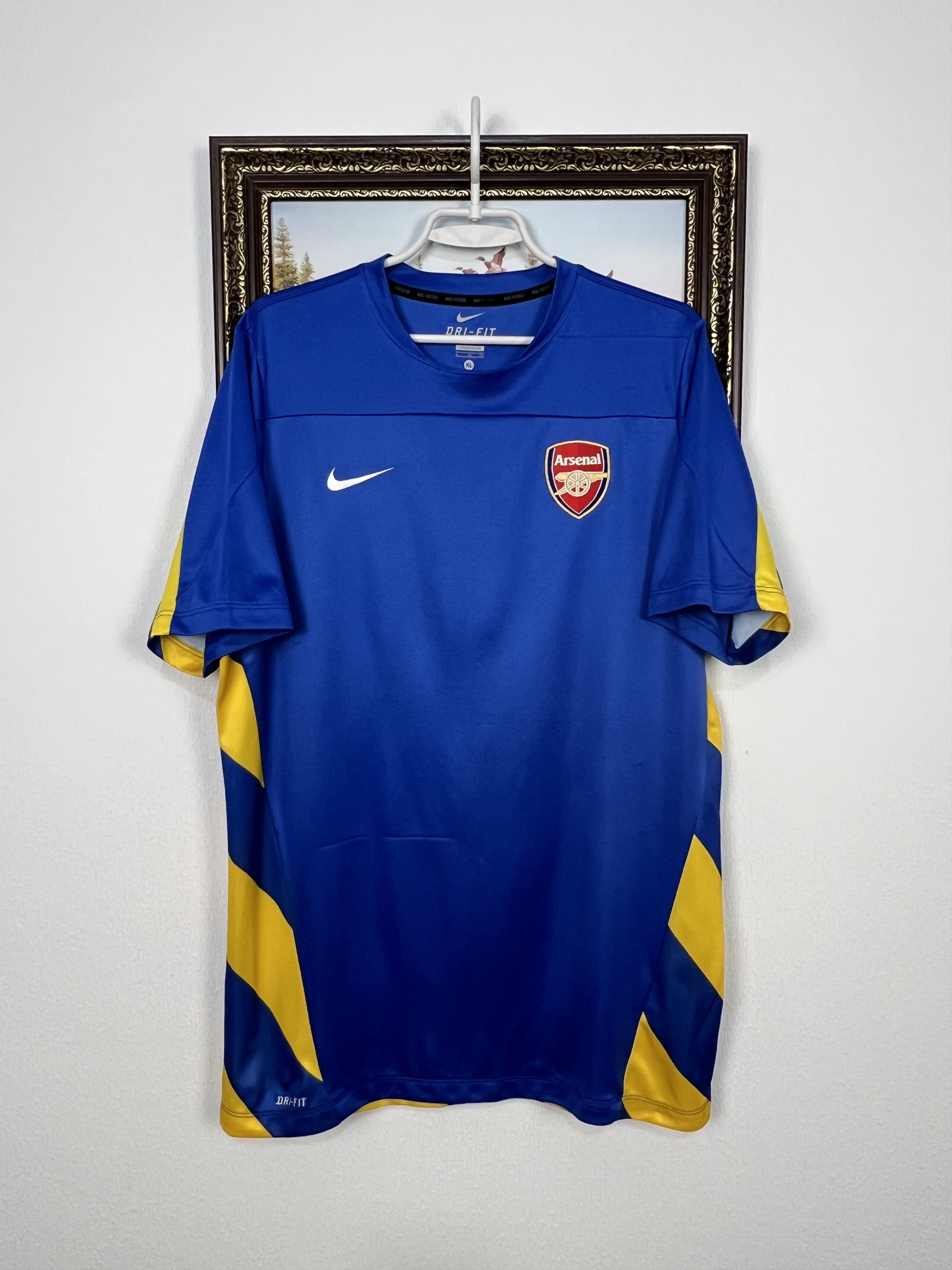 Nike Nike Arsenal Football Shirt Soccer Blue Train Jersey Mens Size US XL / EU 56 / 4 - 1 Thumbnail