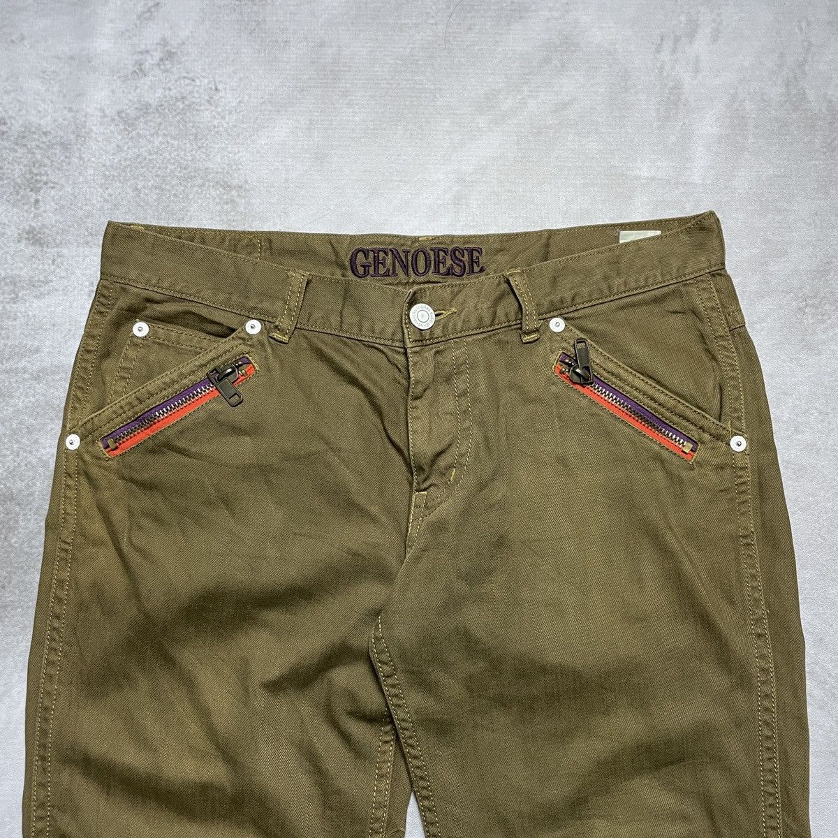 14th Addiction × If Six Was Nine × Tornado Mart 2000’s Genoese - Military Multi-Zip Pants Size US 34 / EU 50 - 4 Thumbnail