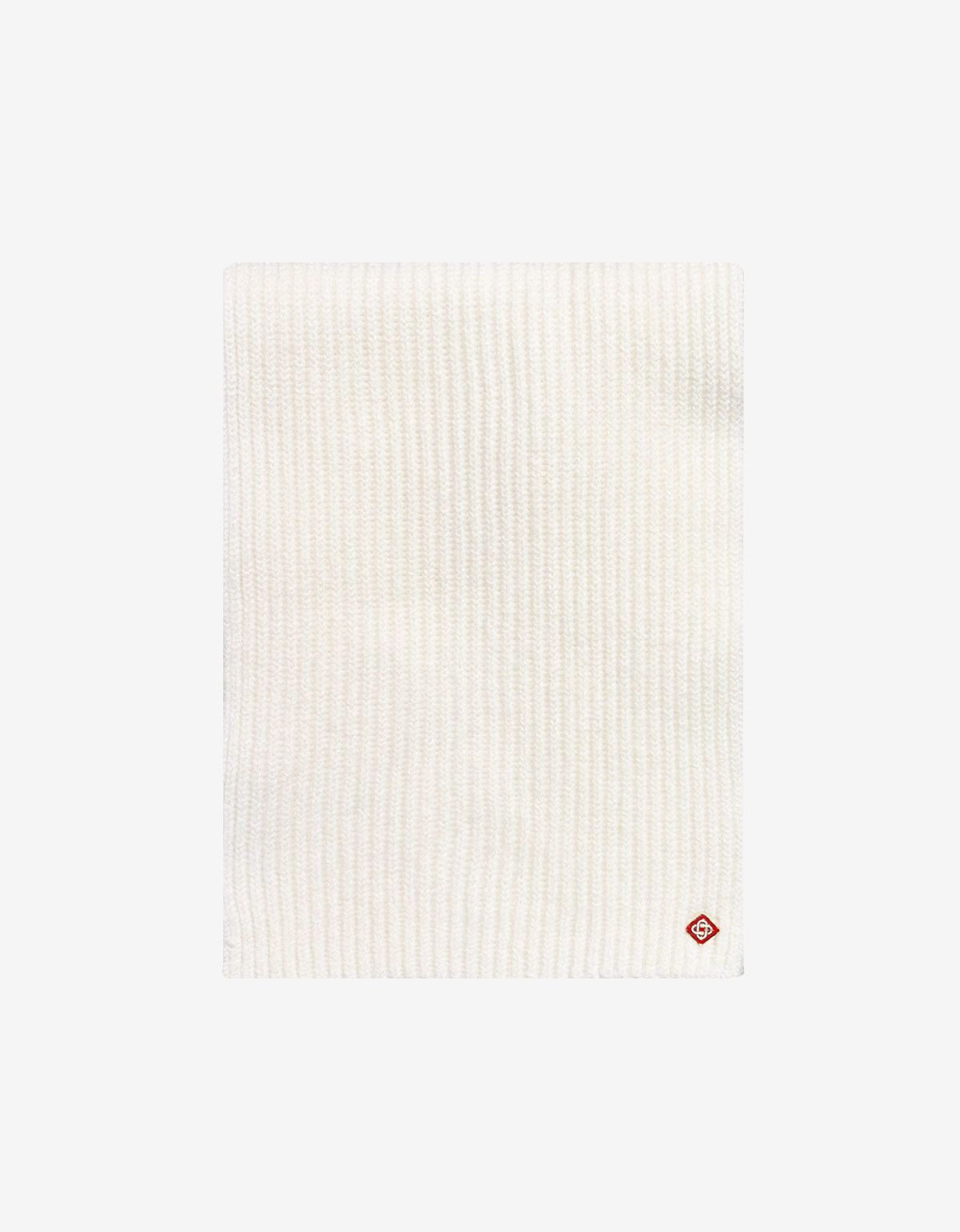 Casablanca Casablanca White Half Cardigan Wool Scarf Size ONE SIZE - 2 Thumbnail