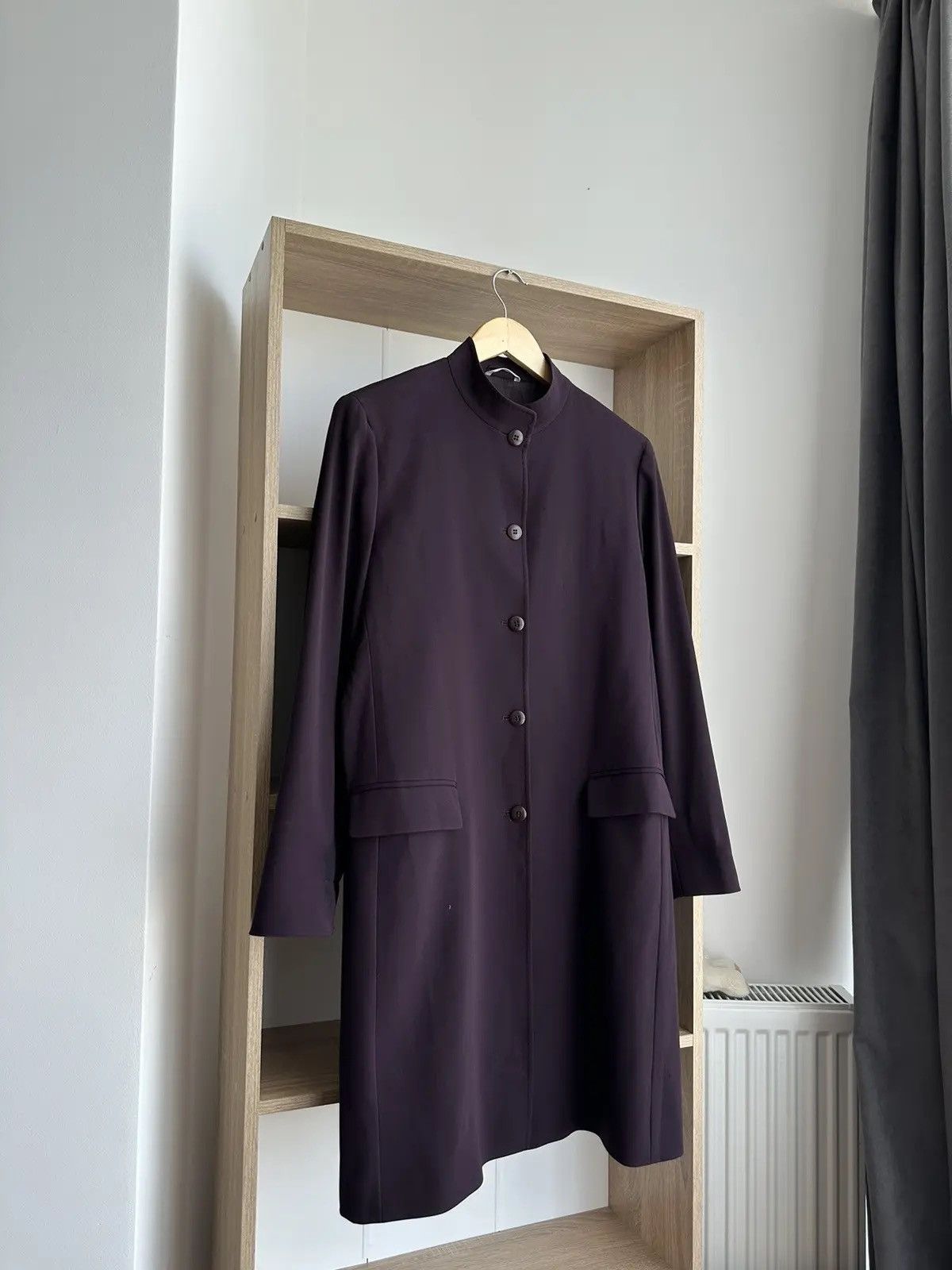 Max Mara × Vintage Vintage Max Mara Coat Violet Light Size 42 Size M / US 6-8 / IT 42-44 - 1 Thumbnail