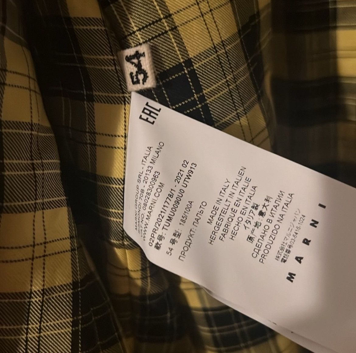 Marni Marni brushed wool coat 54it (XL-XXL) Size US XL / EU 56 / 4 - 11 Thumbnail