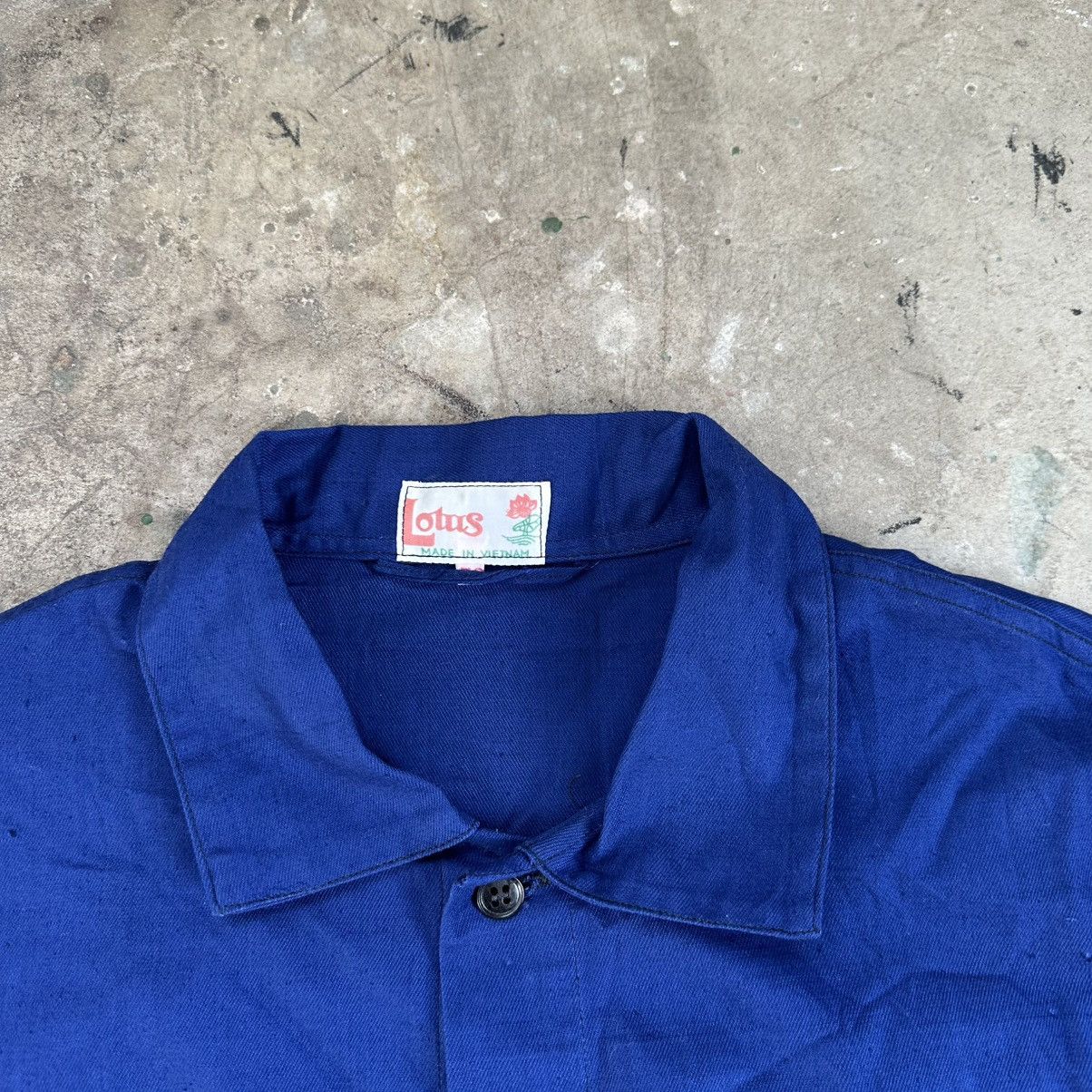 Other Lotus Vintage 70s French Workwear Chore Jacket Size US L / EU 52-54 / 3 - 5 Thumbnail