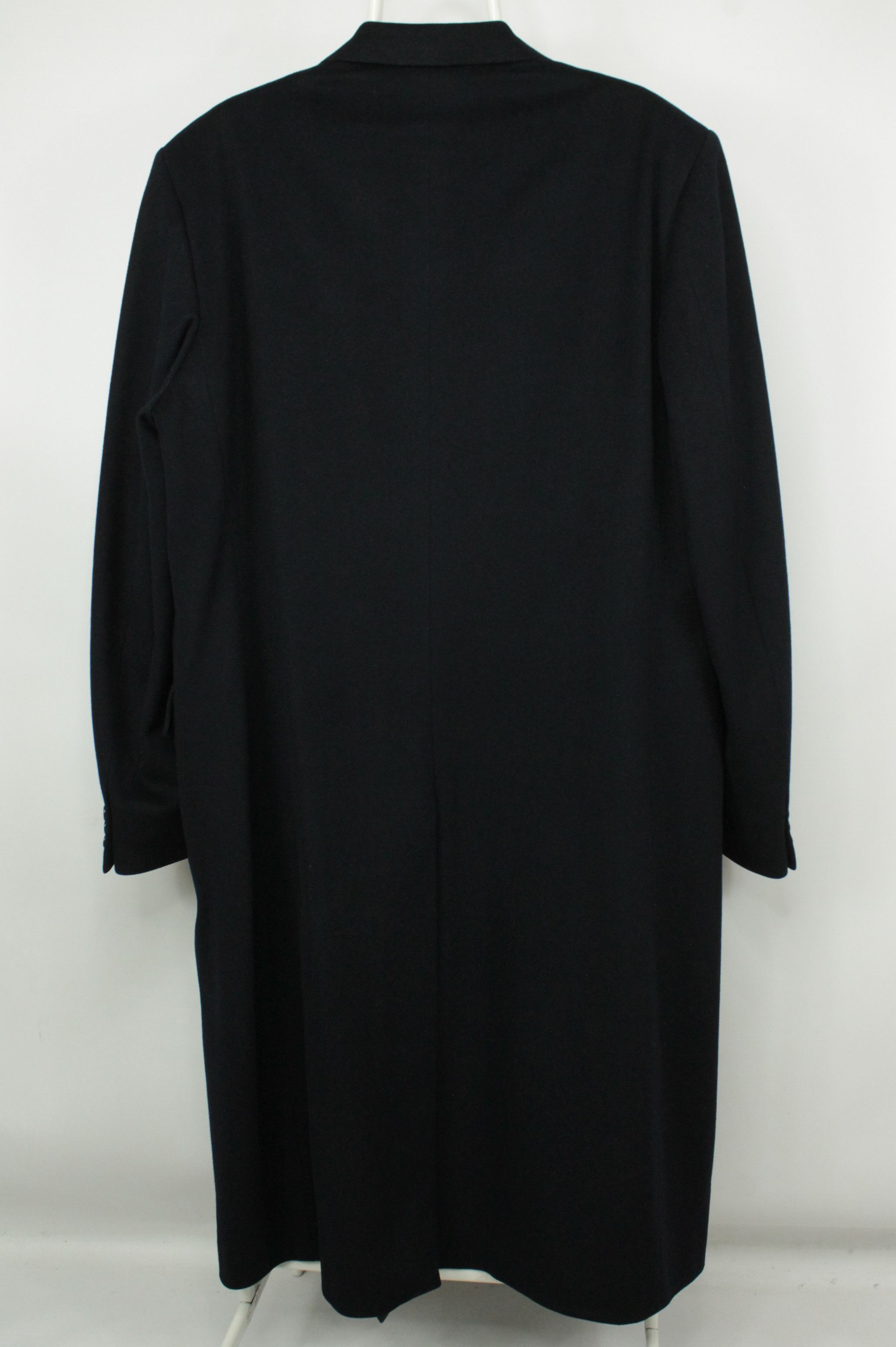 Loro Piana Vintage Bongenie Grieder Loro Piana Pure Lana Navy Overcoat Size US XL / EU 56 / 4 - 5 Thumbnail