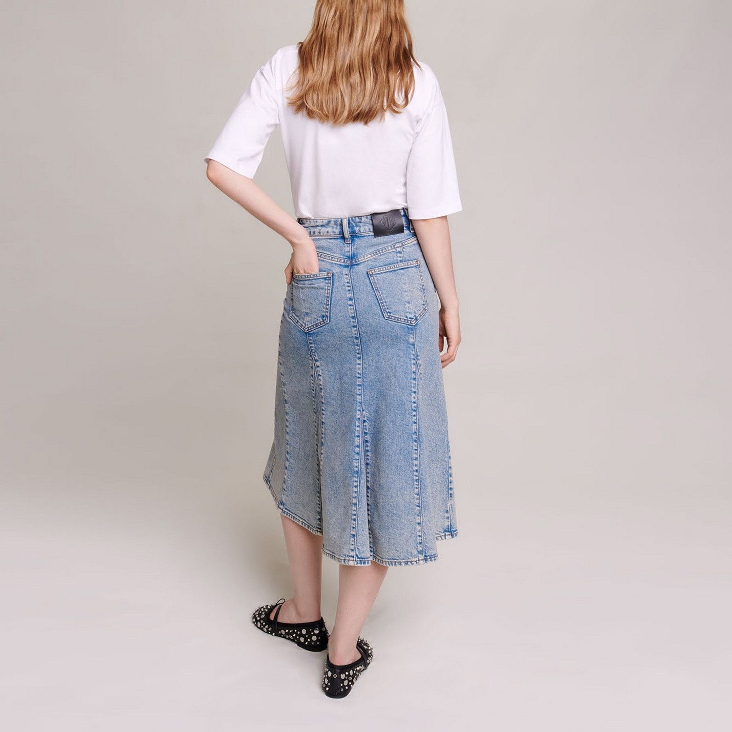 Maje Blue skirt Size 30" / US 8 / IT 44 - 5 Thumbnail