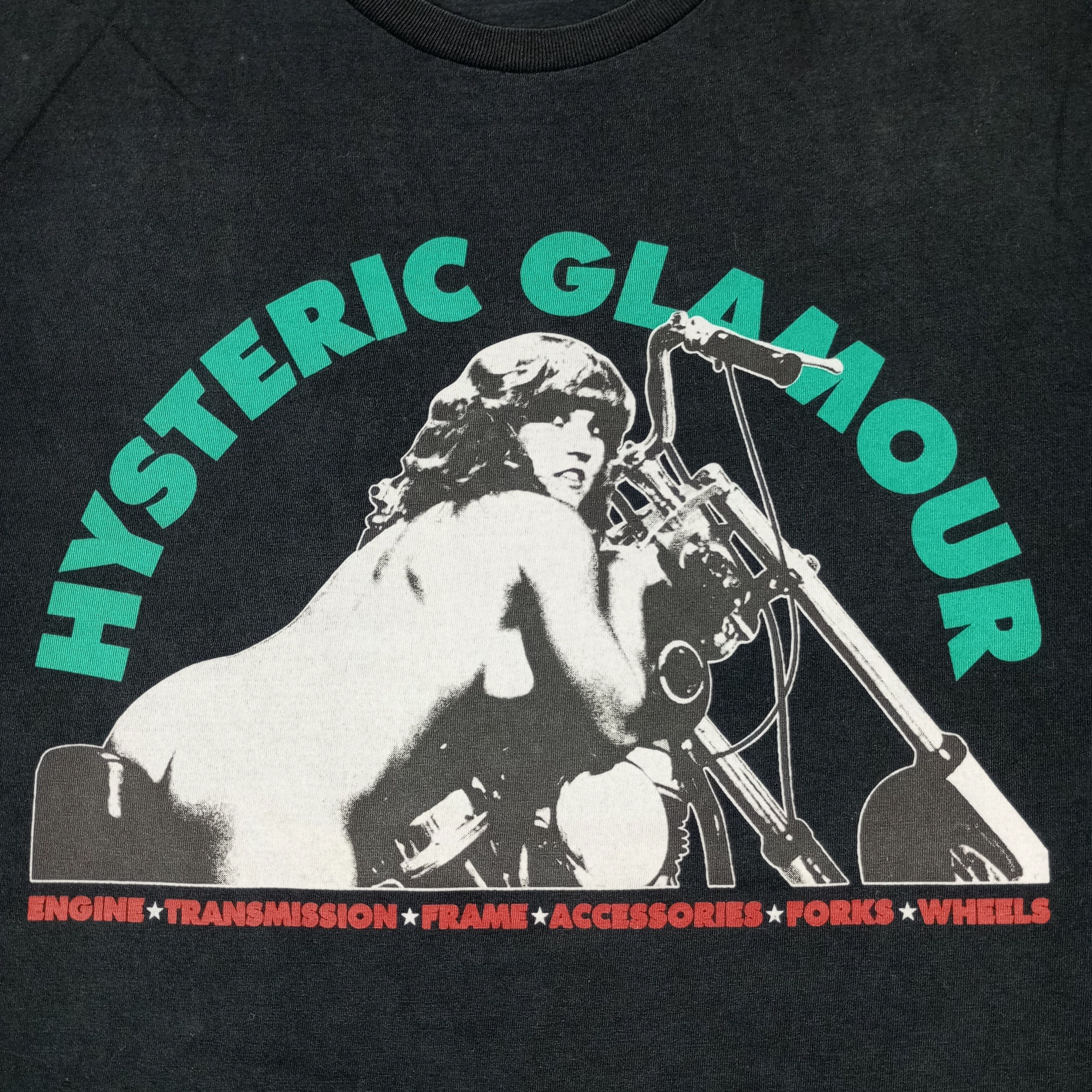 Hysteric Glamour × Japanese Brand × Vintage Hysteric Glamour Japanese Brand Tshirt Size US M / EU 48-50 / 2 - 2 Thumbnail