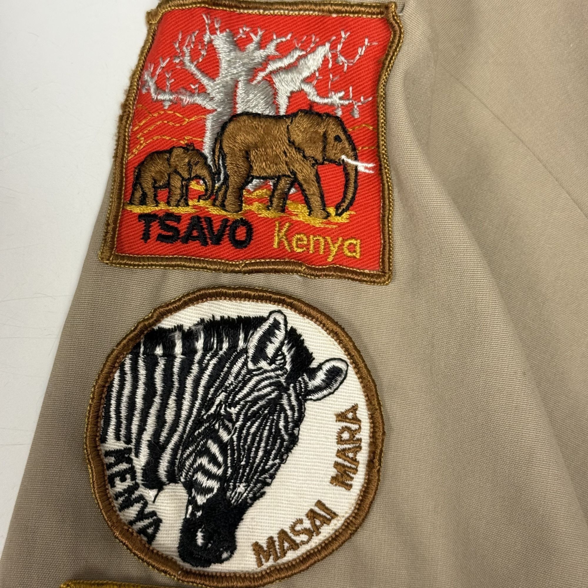 Other Vtg Sterling Khaki SAFARI Travel Shirt GAME LODGE Shirt Size US XL / EU 56 / 4 - 16 Thumbnail