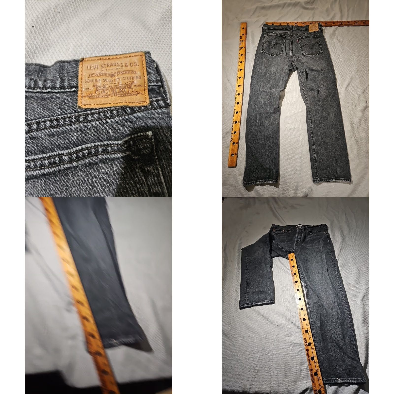 Levi's Levi's Jeans Womens Sz 31 Blue Wedgie Fit Buttonfly Grunge Denim Straight Pants Regular 5-Pocket Logo Retro 90s Hip Hop City Short? Size 24" / US 00 / IT 34 - 9 Thumbnail