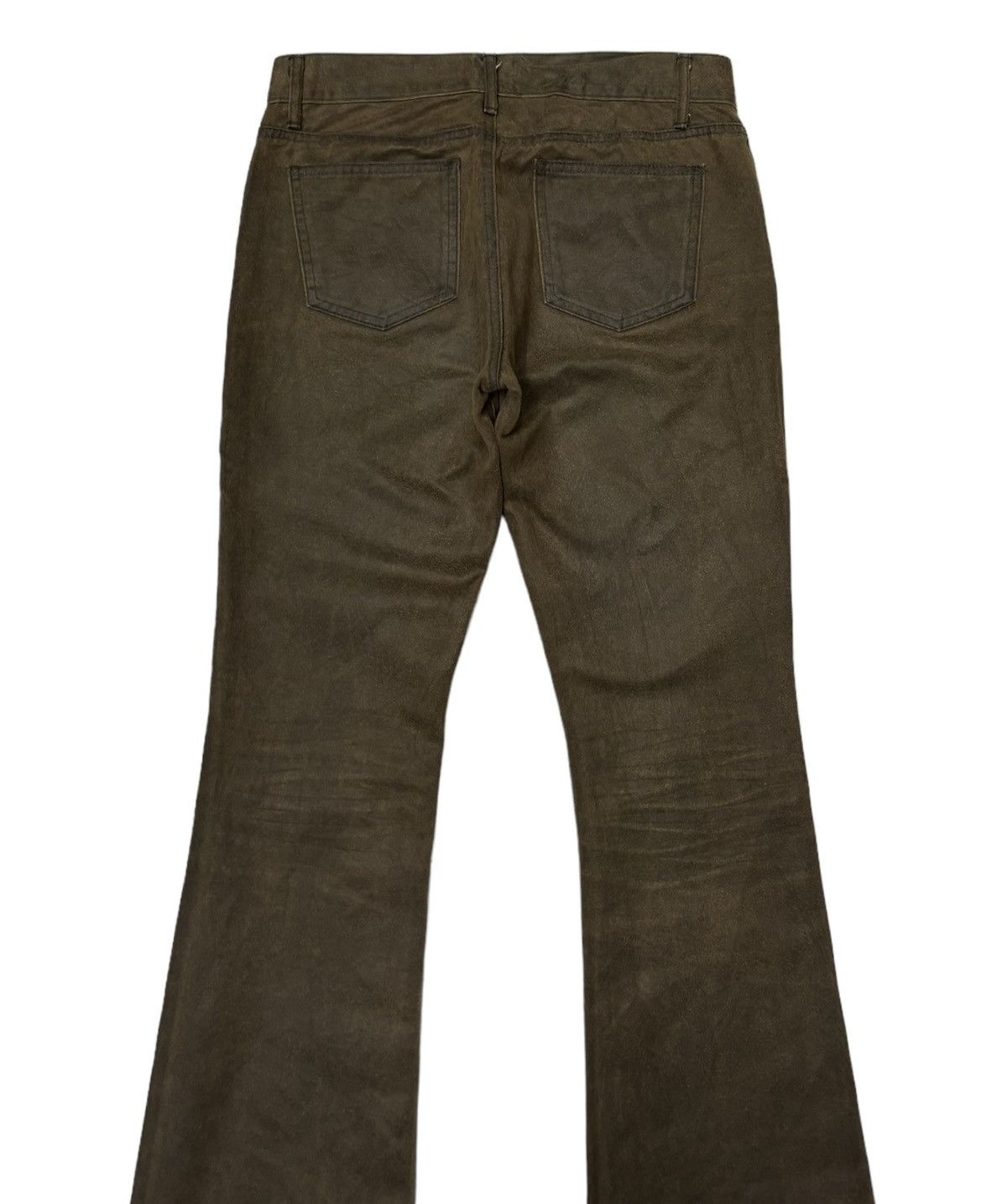 Le Grande Bleu (L.G.B.) 🔥ET BOITE BLUE WAY COWHIDE FLARED BOOTCUT PANTS Size US 28 / EU 44 - 6 Thumbnail