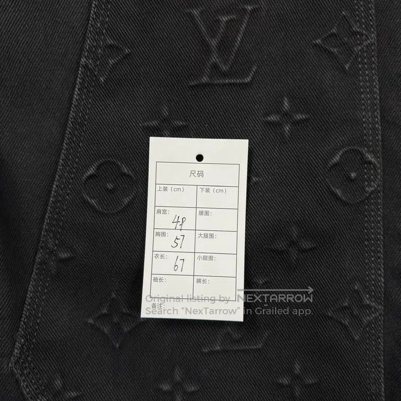 Louis Vuitton Louis Vuitton Black lumberjack full-print hooded denim jac Size US M / EU 48-50 / 2 - 4 Thumbnail