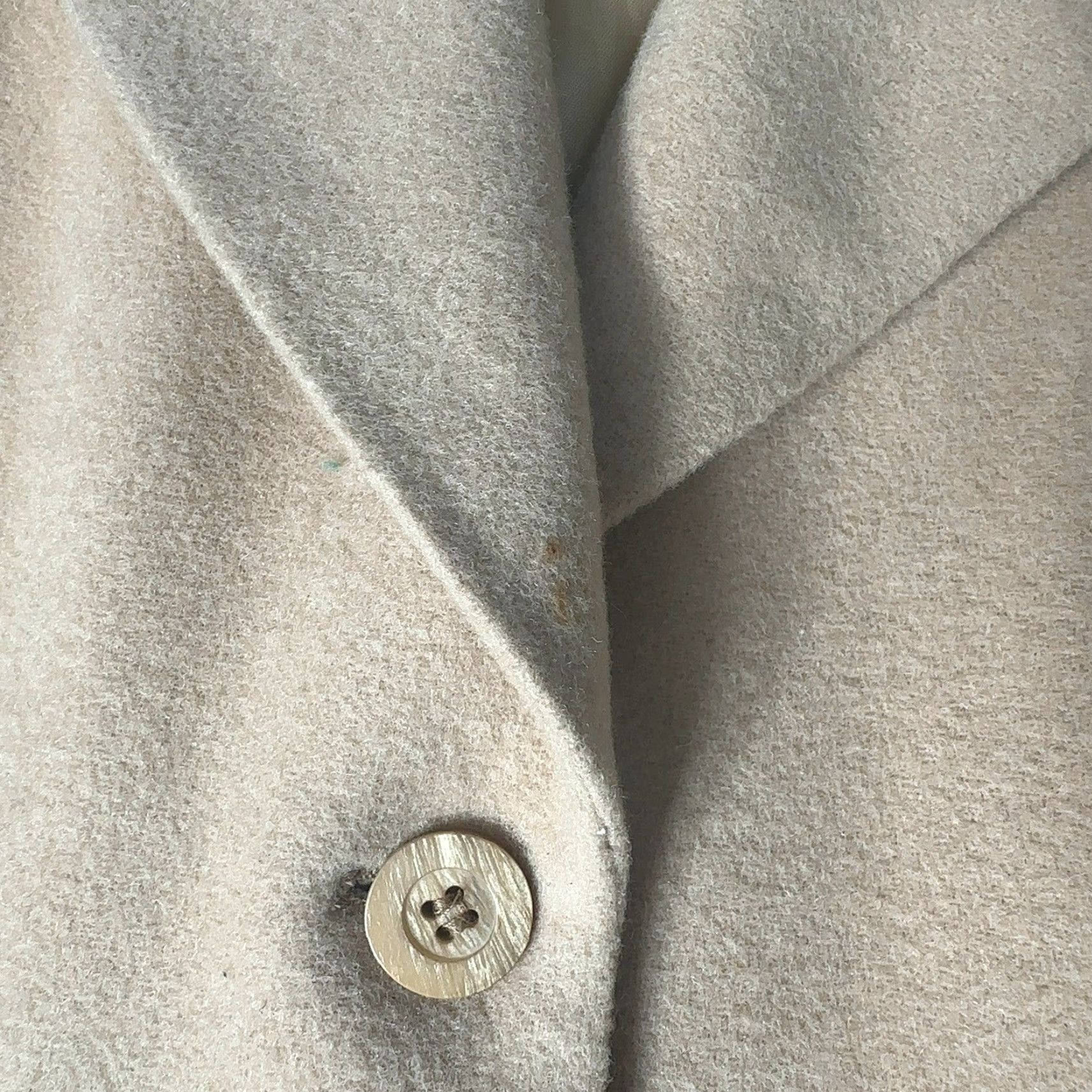 Vintage Harve Benard Sport Blazer Womens 16W Tan Wool Cashmere Button Longline Jacket Coat Size XXL / US 16-18 / IT 52-54 - 6 Thumbnail