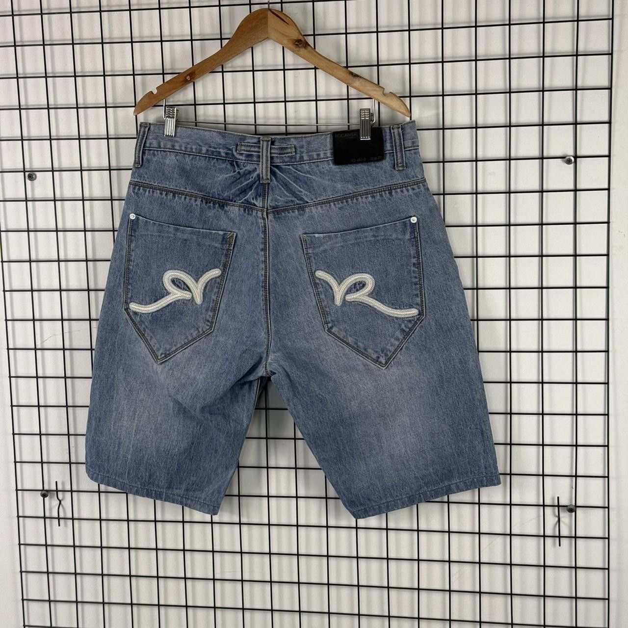 Rocawear Rocawear Rap Hip Hop Shorts Denim Jeans Blue 00s Size US 36 / EU 52 - 2 Thumbnail