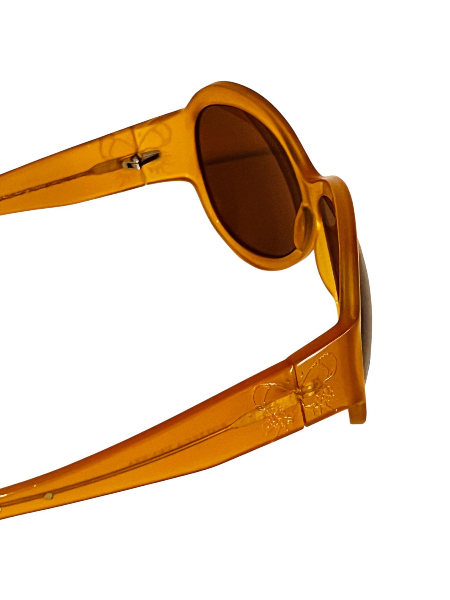 Bottega Veneta Miu Miu SMU 06G Translucent Amber Oversized Sunglasses Size ONE SIZE - 8 Thumbnail